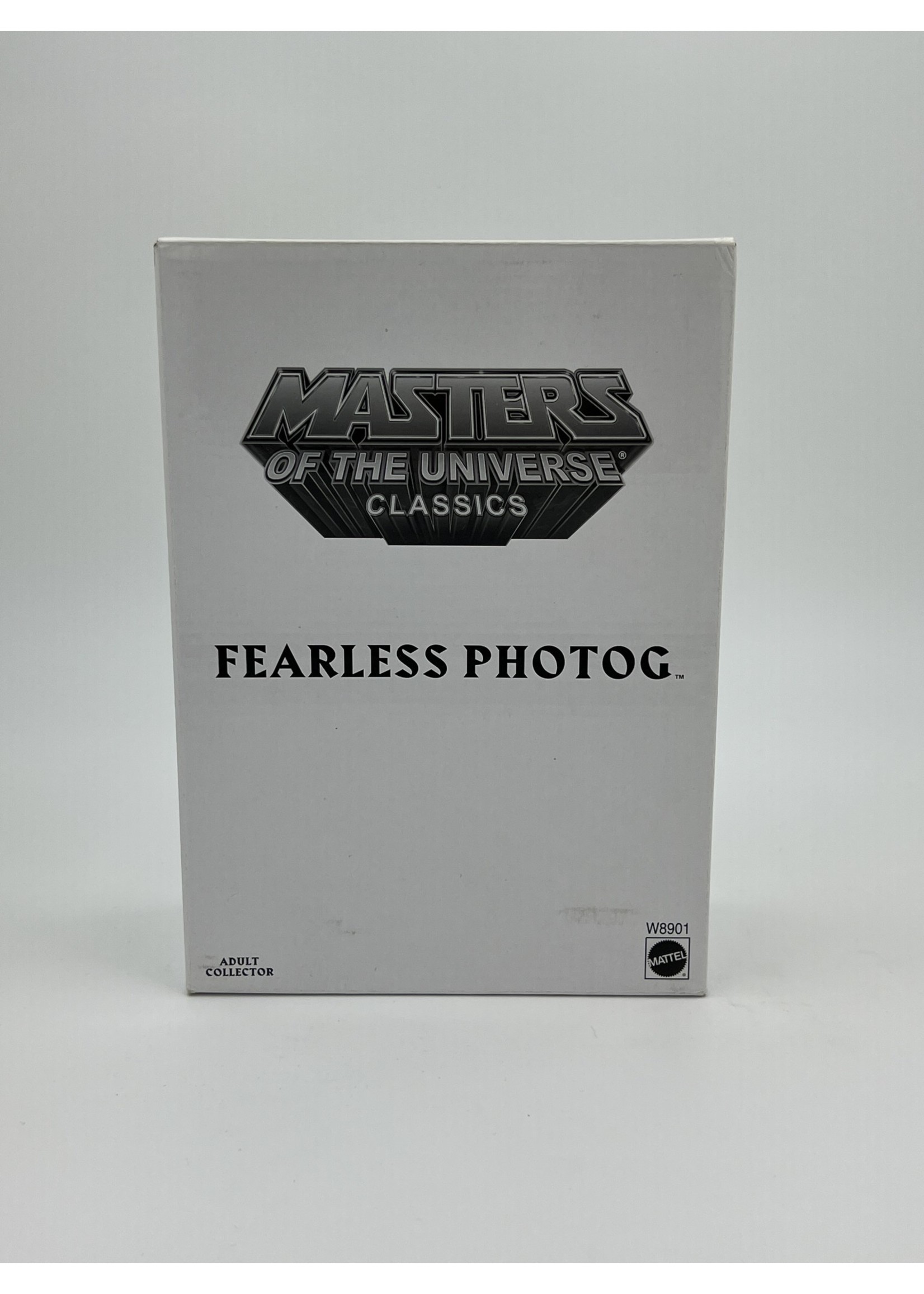 Action Figures Fearless Photog Masters Of The Universe Classics With Mailer Box