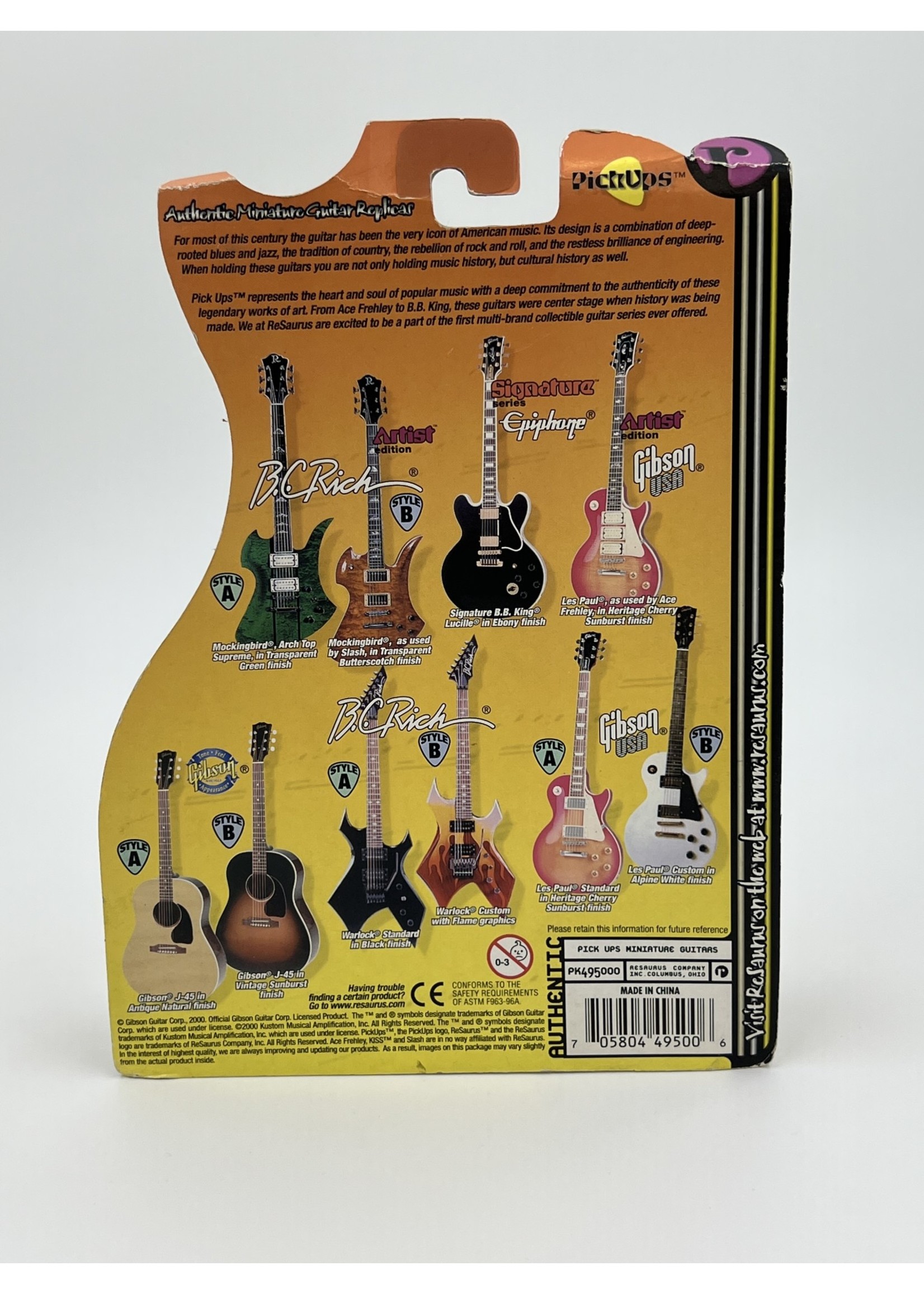 Action Figures Gibson J 45 Acoustic Authentic Guitar Replica