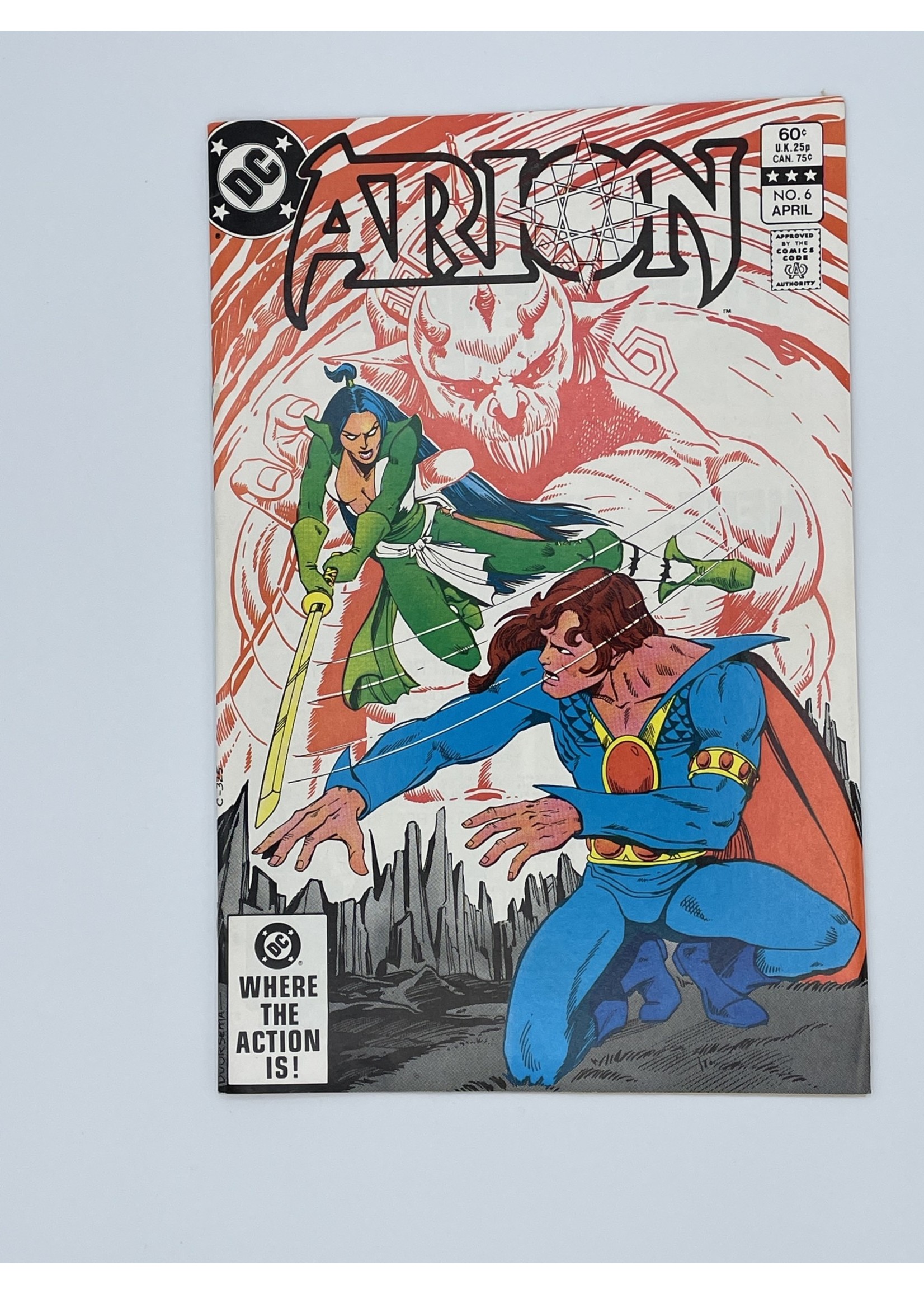 DC Arion Lord Of Atlantis #6 Dc April 1983