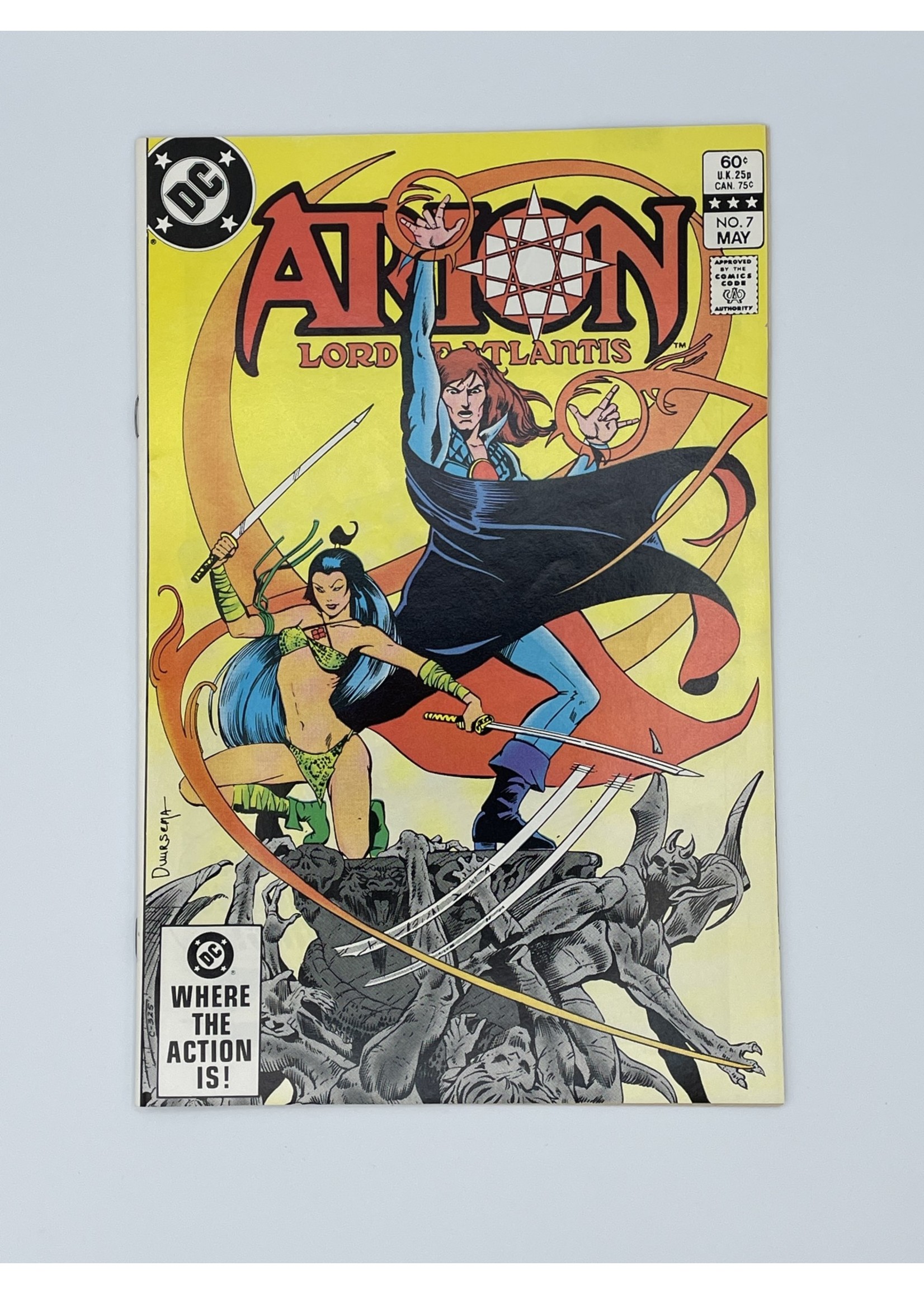 DC Arion, Lord Of Atlantis #7 Dc May 1983