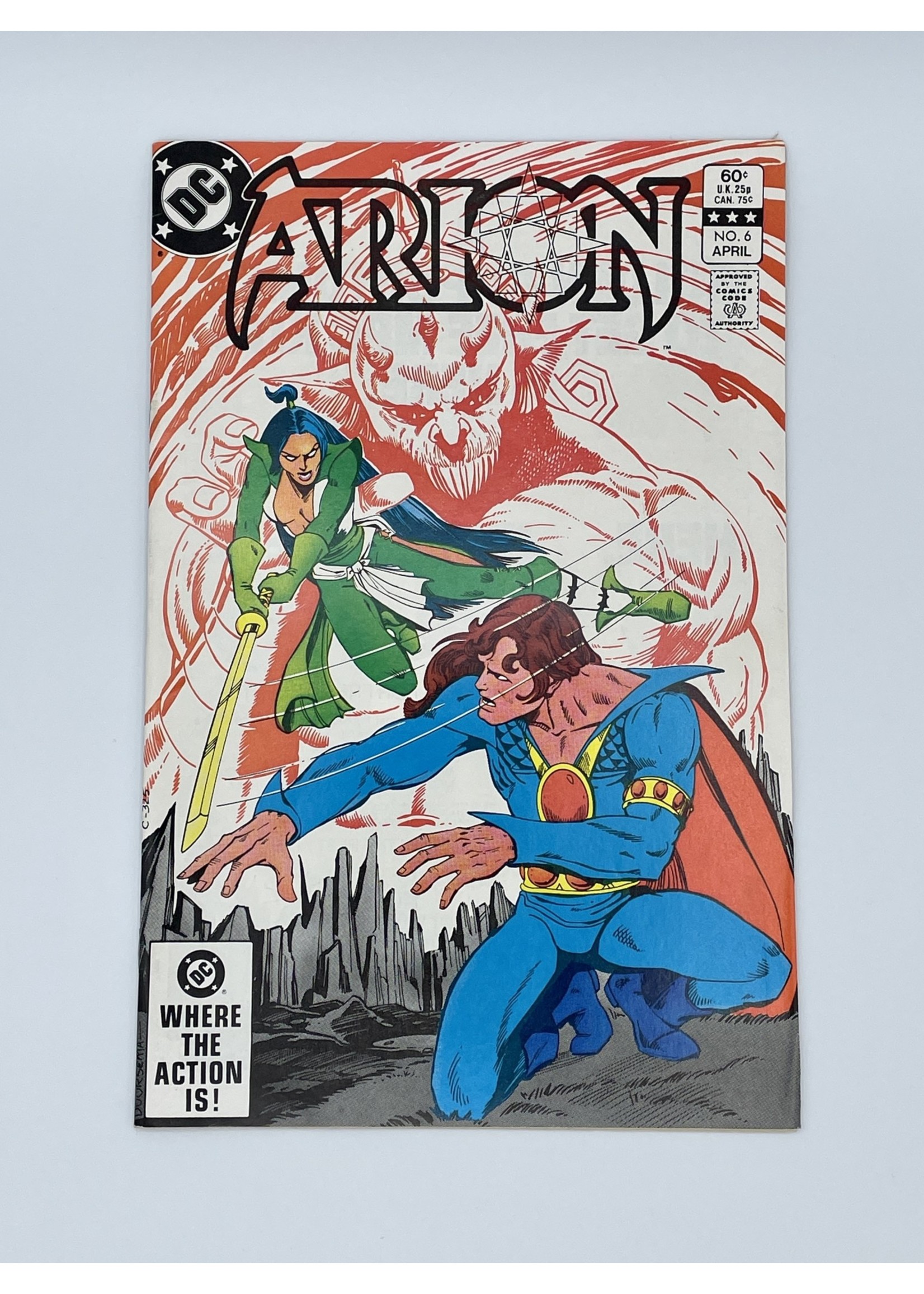 DC Arion, Lord Of Atlantis #6 Dc April 1983