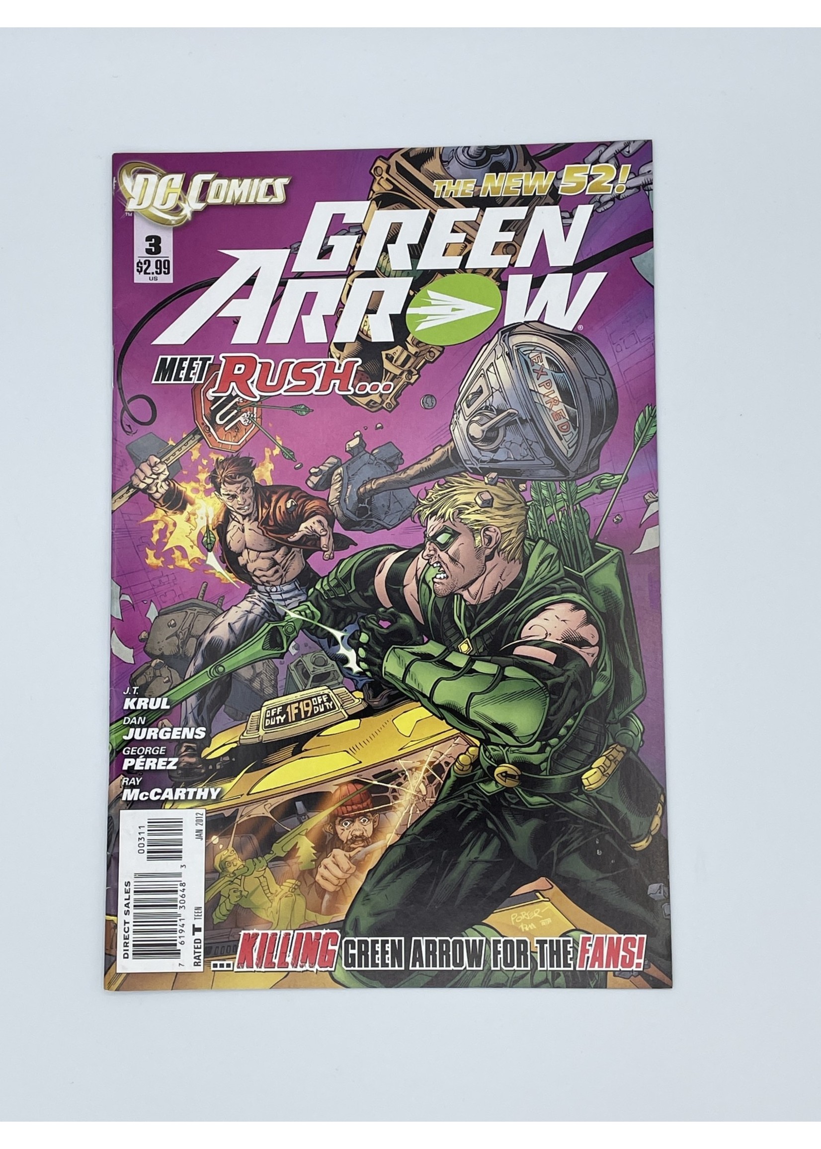 DC Green Arrow #3 Dc January 2012