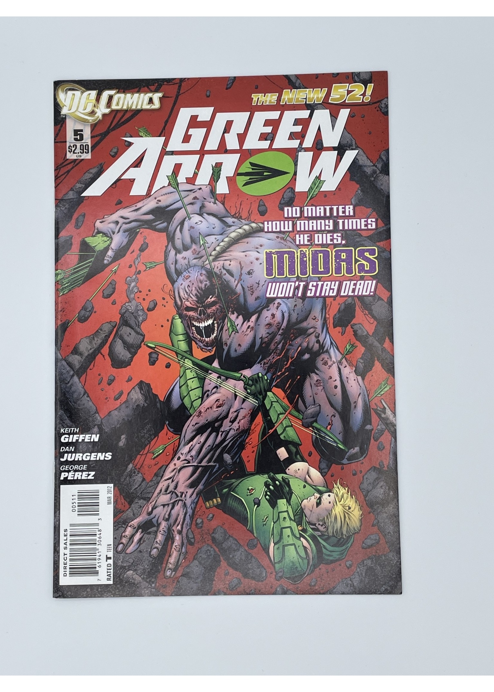 DC Green Arrow #5 Dc March 2012
