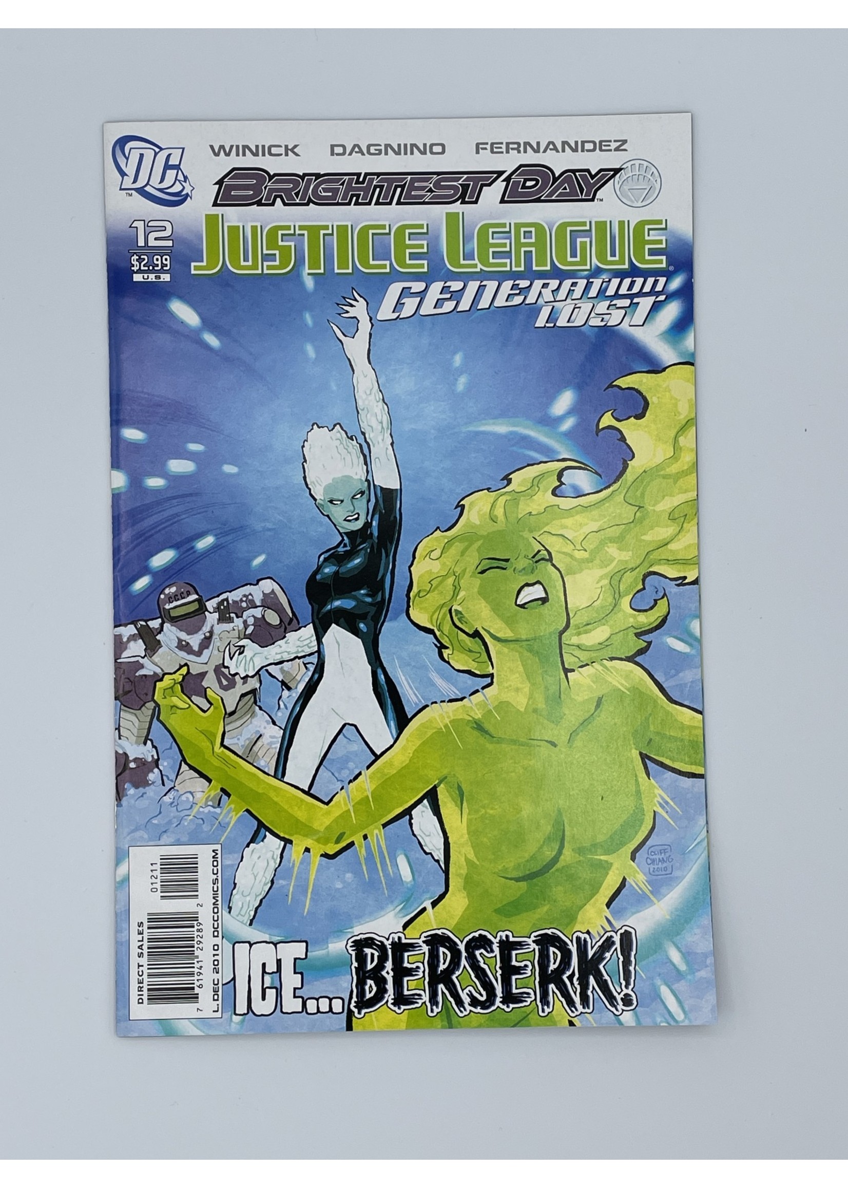 DC Justice League Generation Lost #12 Dc December 2010