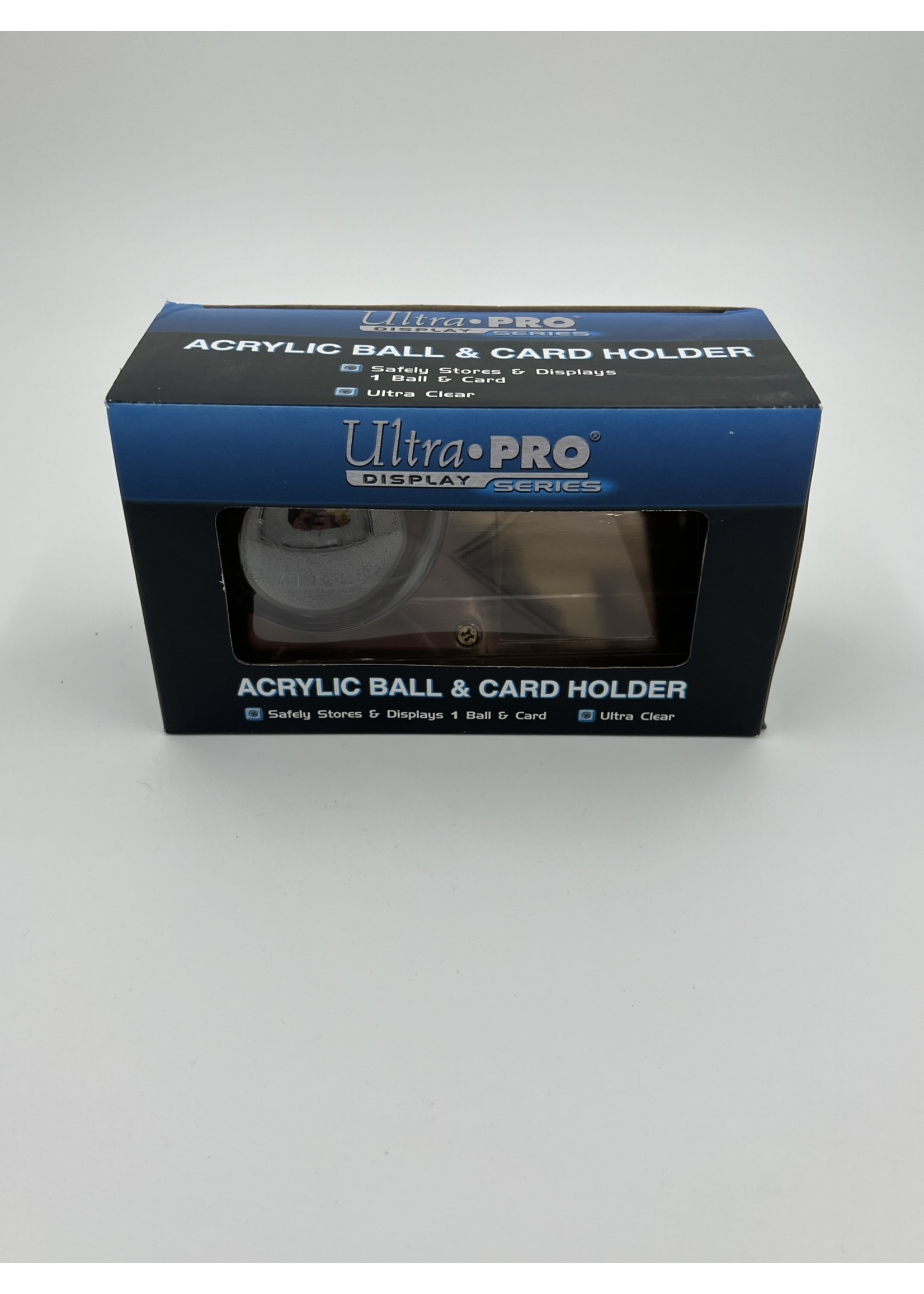 Ultra Pro Acrylic Ball and Card Holder Ultra Pro