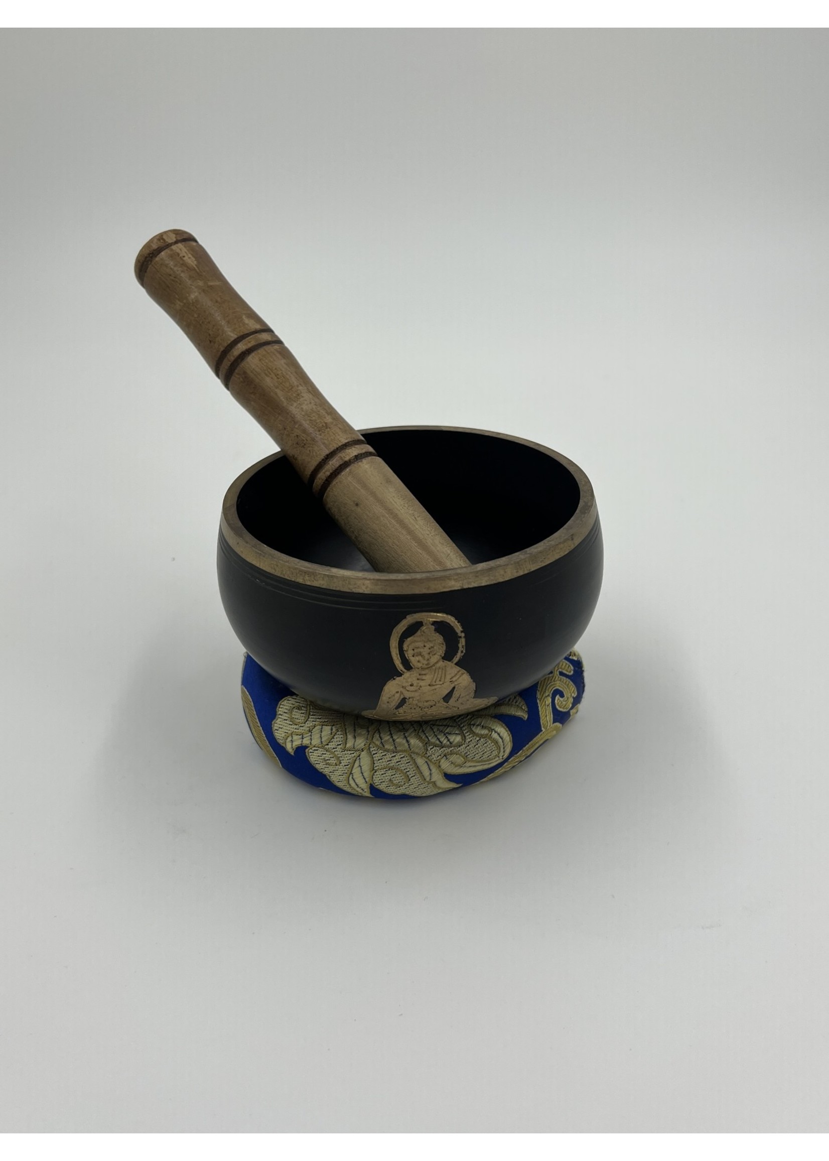 Other Things Himalayan Singing Bowl with Buddha Figure Design