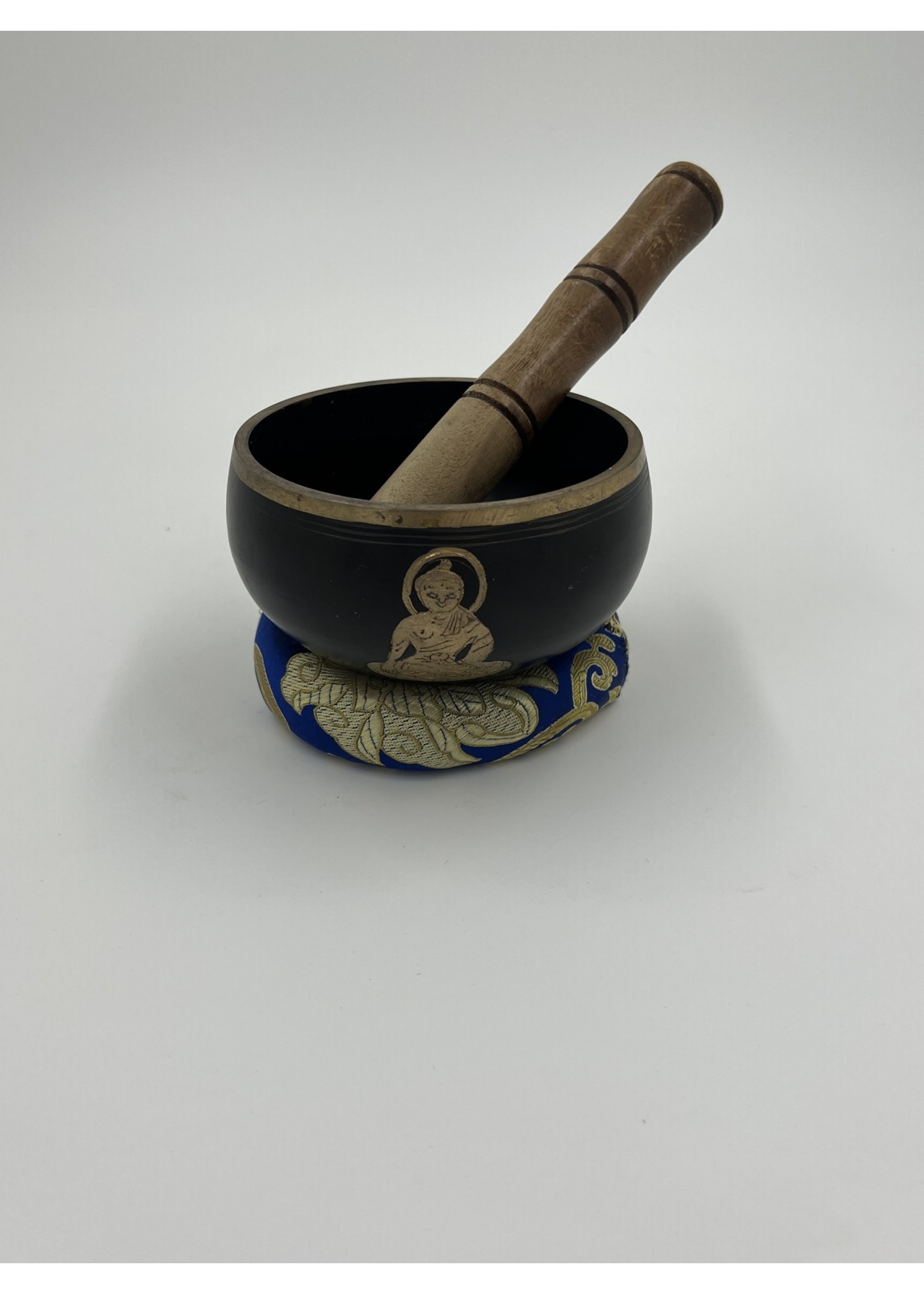 Other Things Himalayan Singing Bowl with Buddha Figure Design