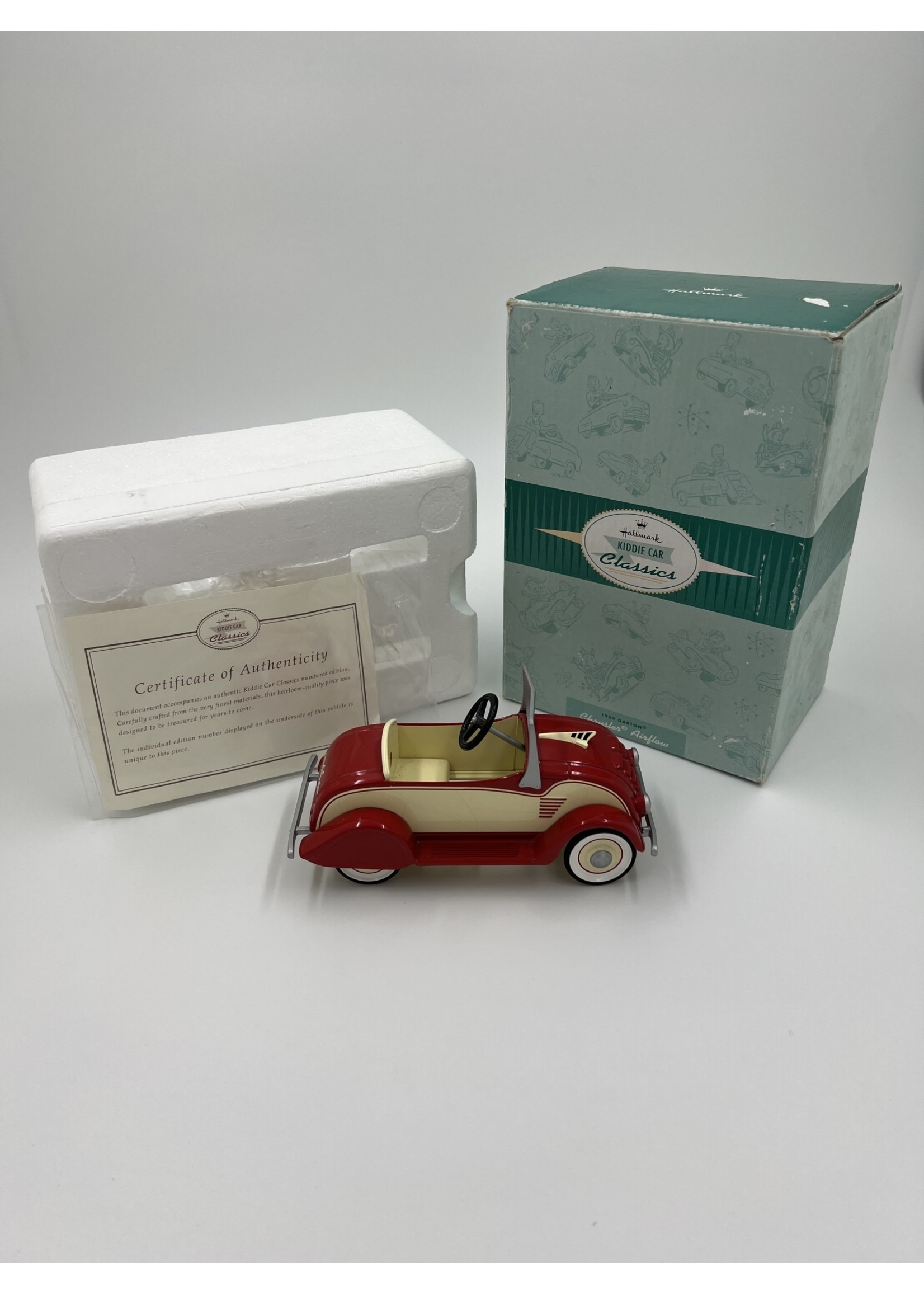 Die Cast 1934 Garton Chrysler Airflow Hallmark Kiddie Car Classic