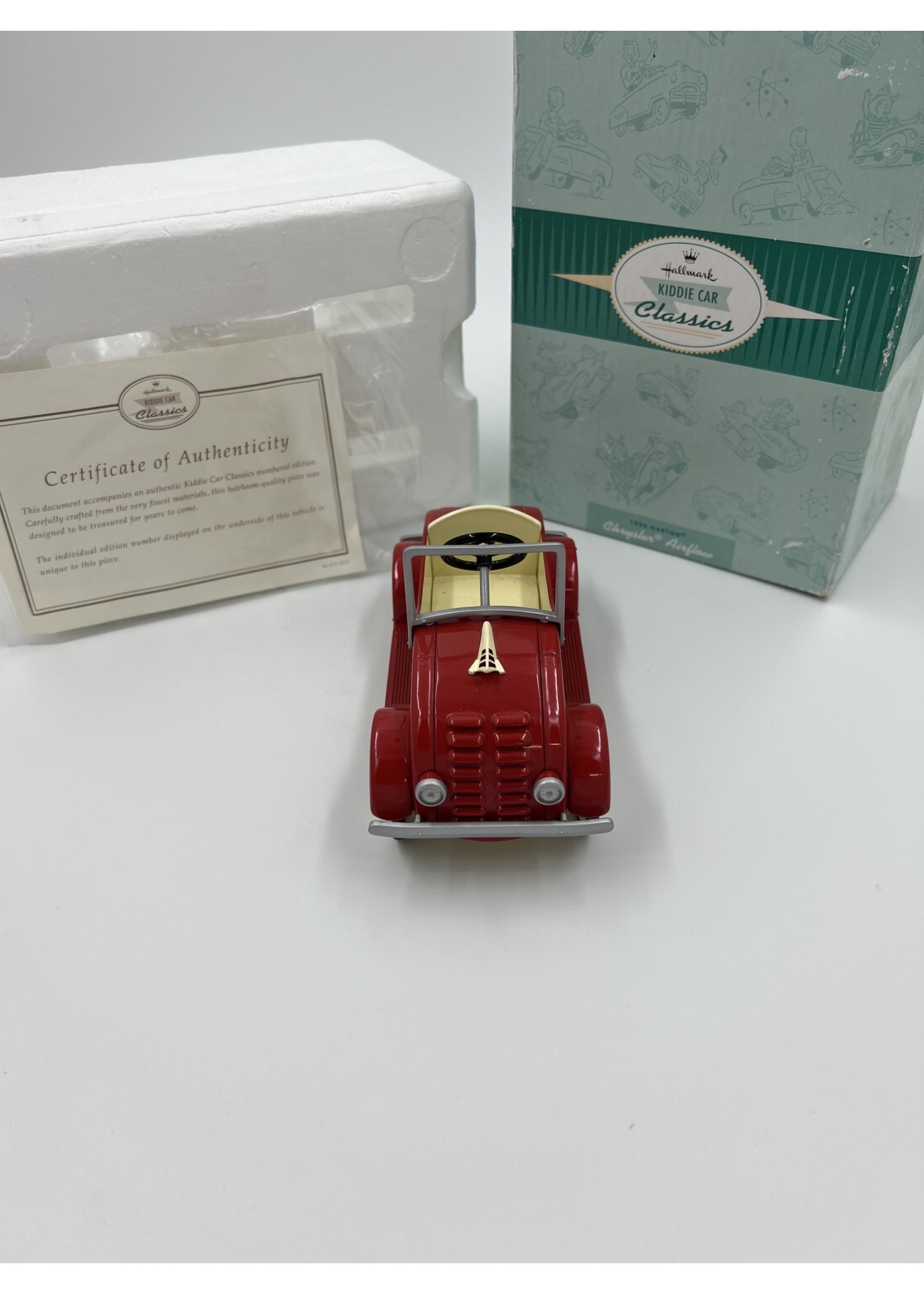 Die Cast 1934 Garton Chrysler Airflow Hallmark Kiddie Car Classic