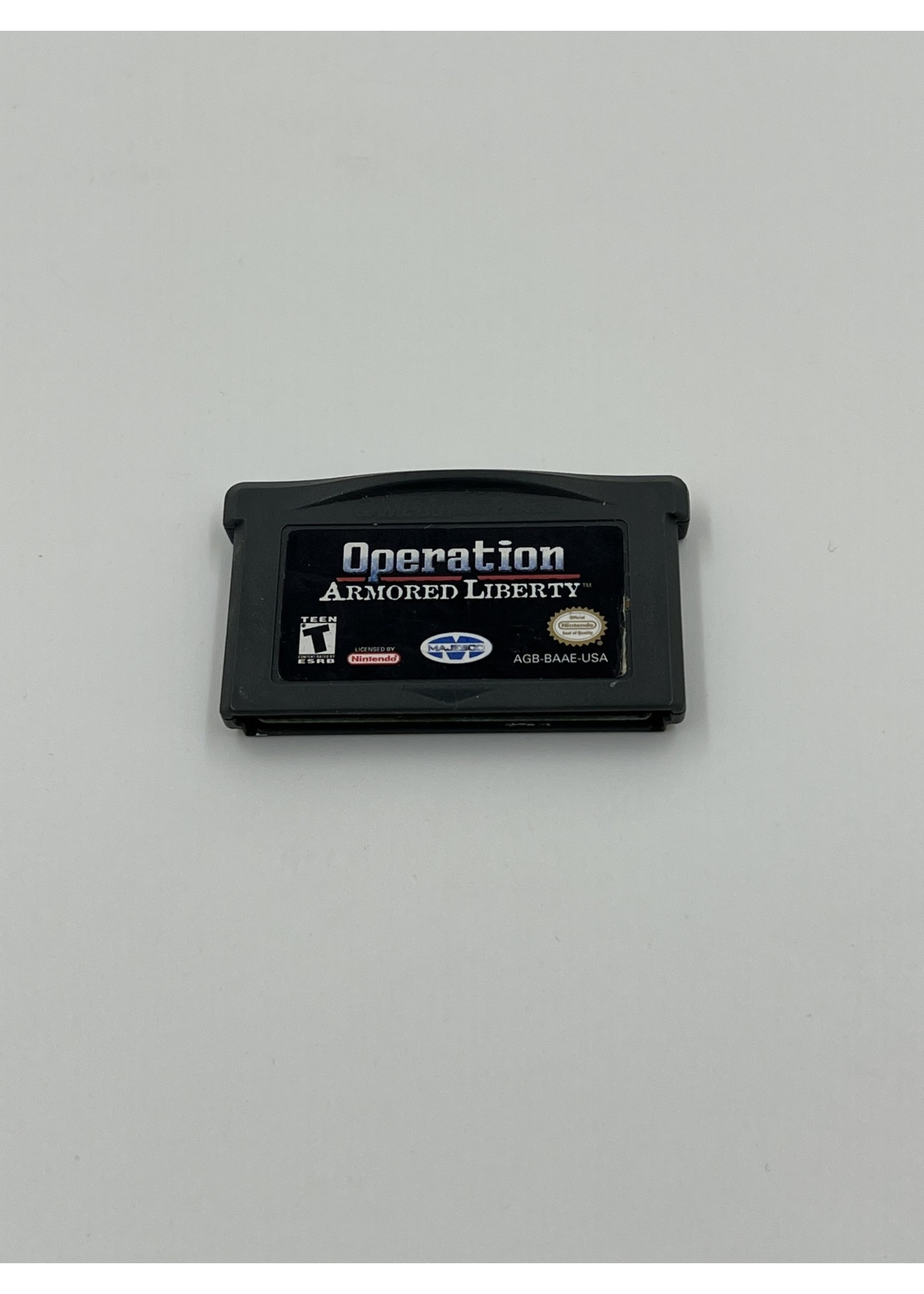 GameBoy Advance Operation Armored Liberty Gba
