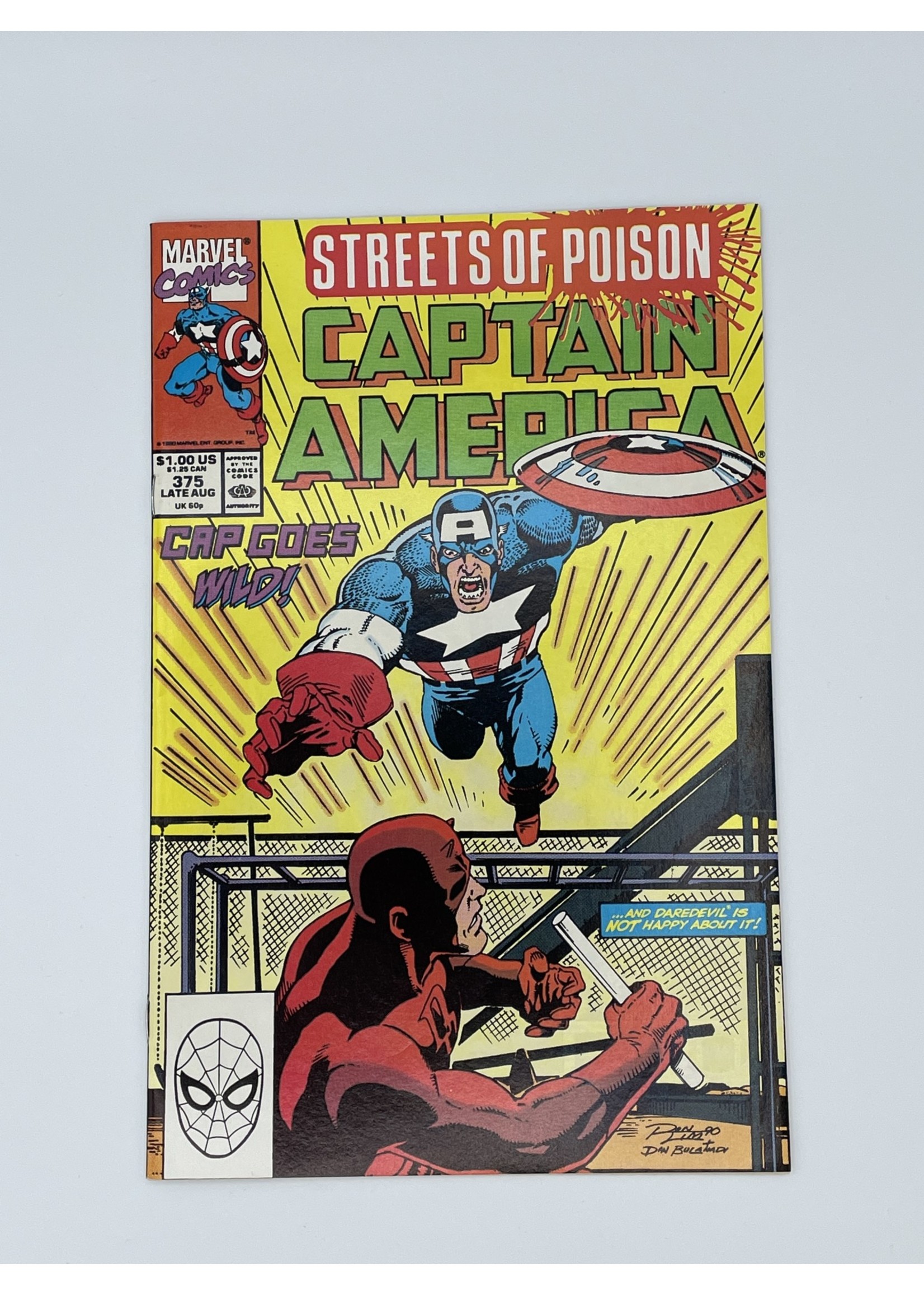 Marvel Captain America #375 Marvel August 1990