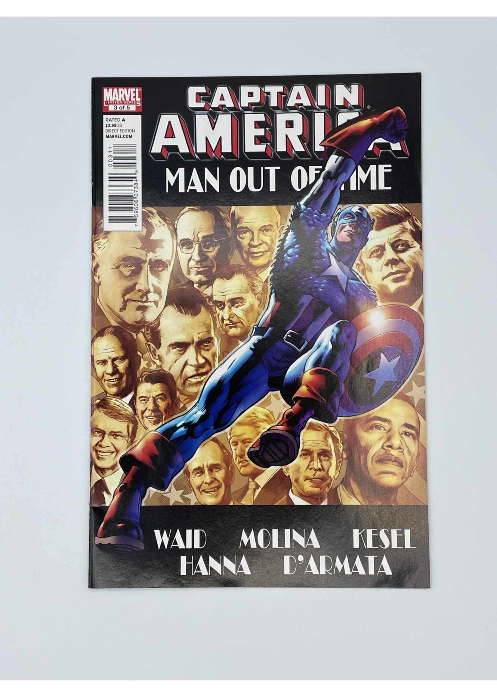 Marvel Captain America Man Out Of Time #3 Marvel March 2011