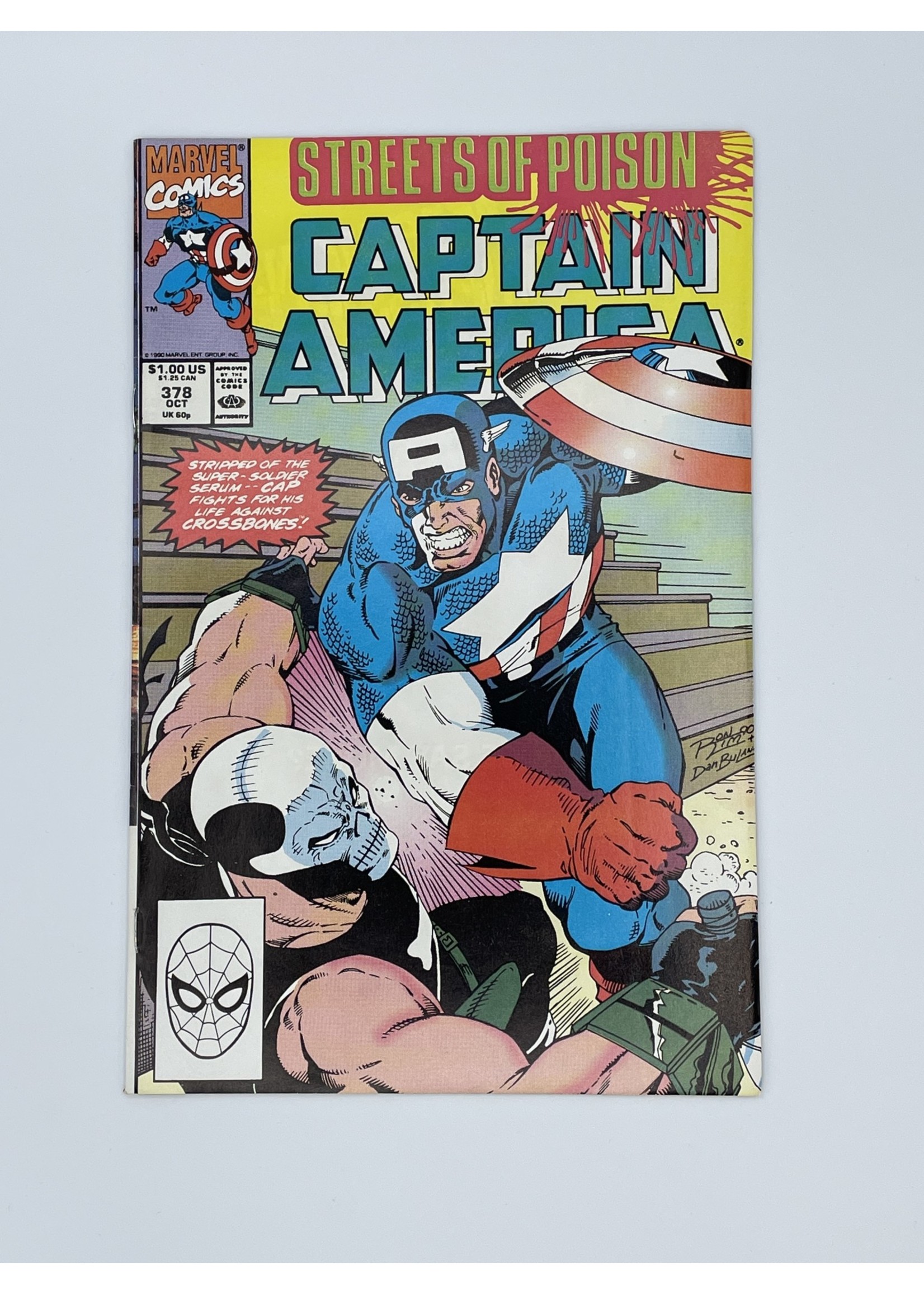 Marvel Captain America #378 Marvel October 1990