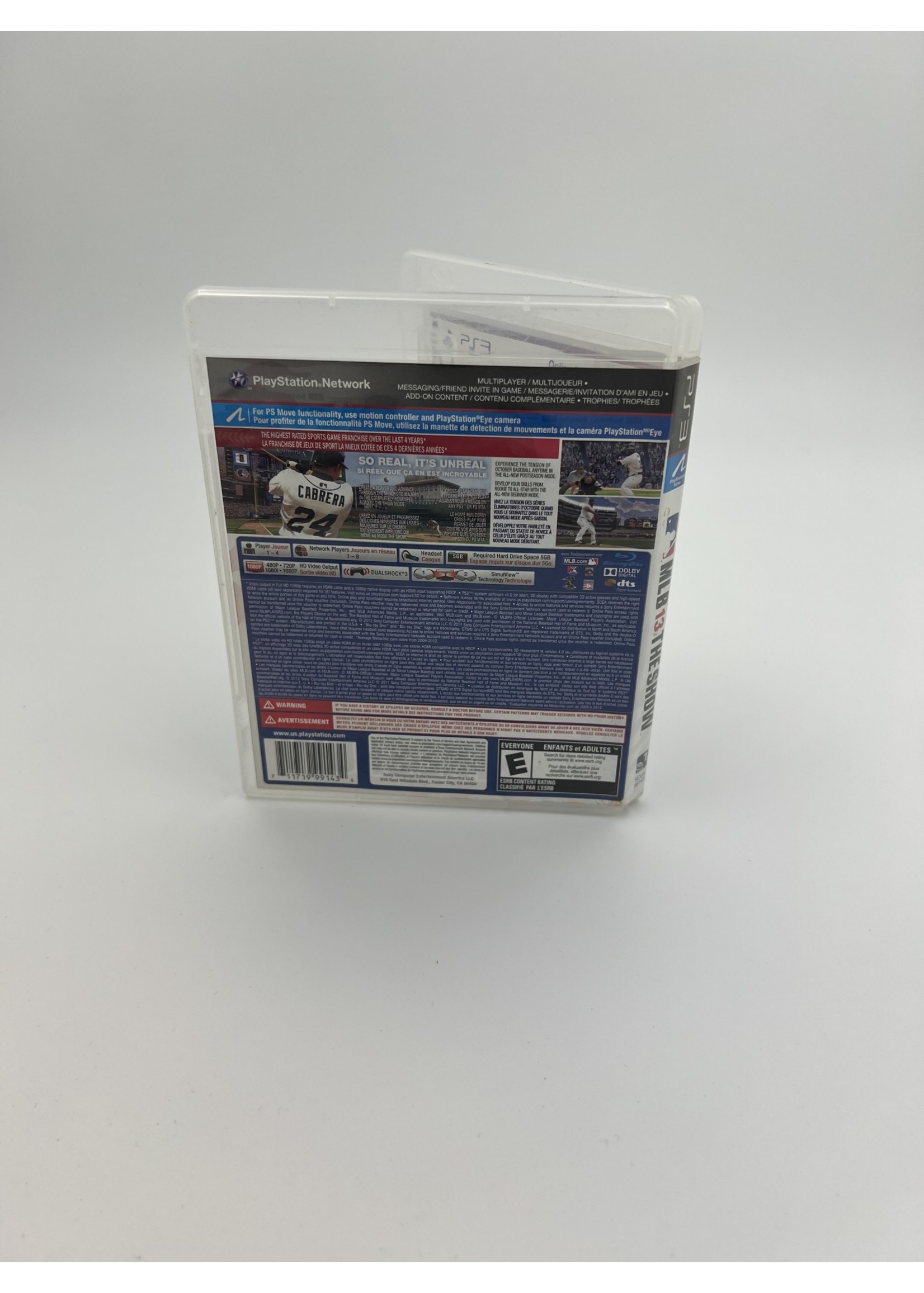 Sony Mlb 13 The Show Ps3
