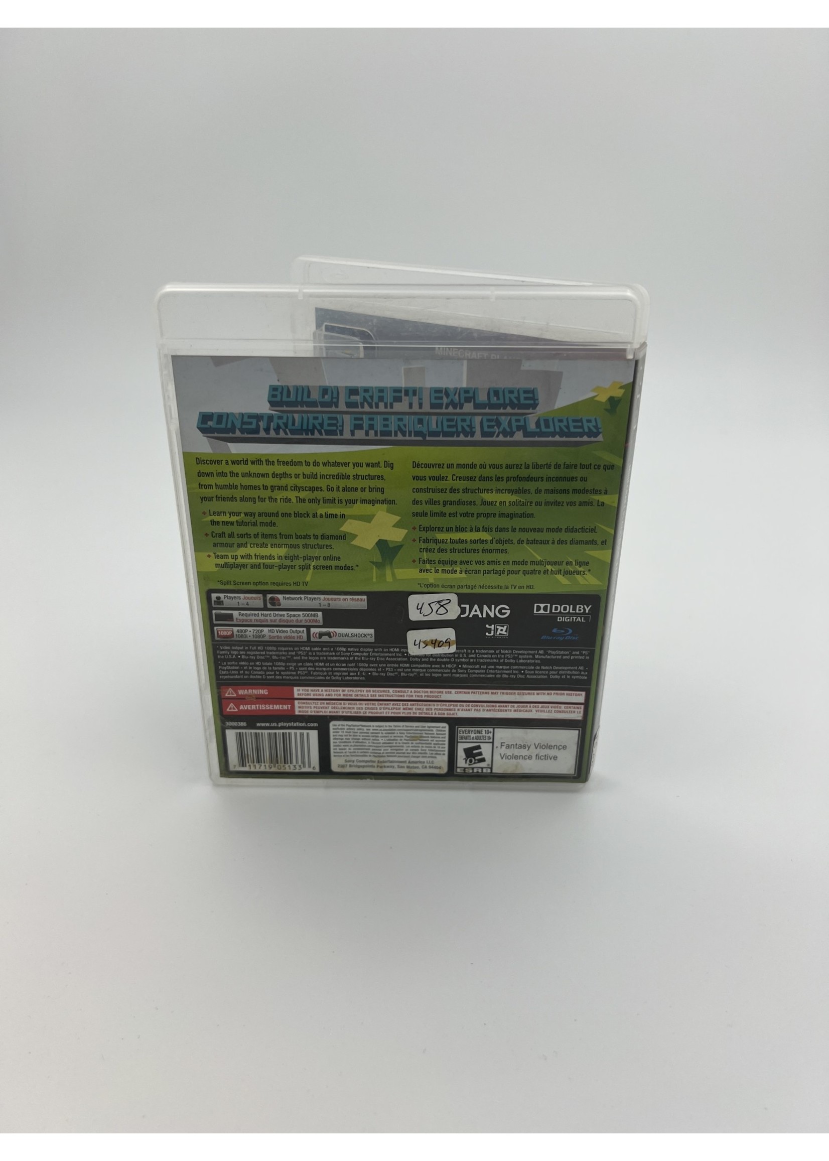 Sony Minecraft Playstation 3 Edition Ps3