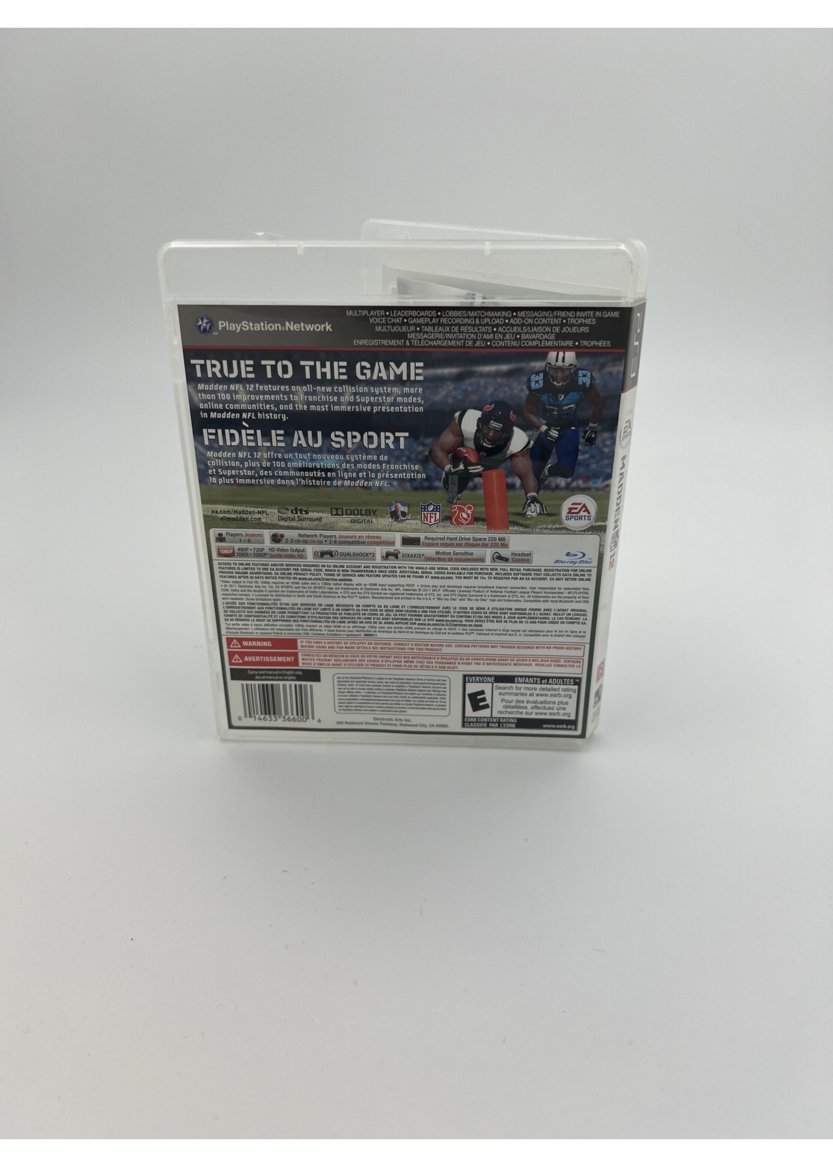 Sony Madden 12 Ps3