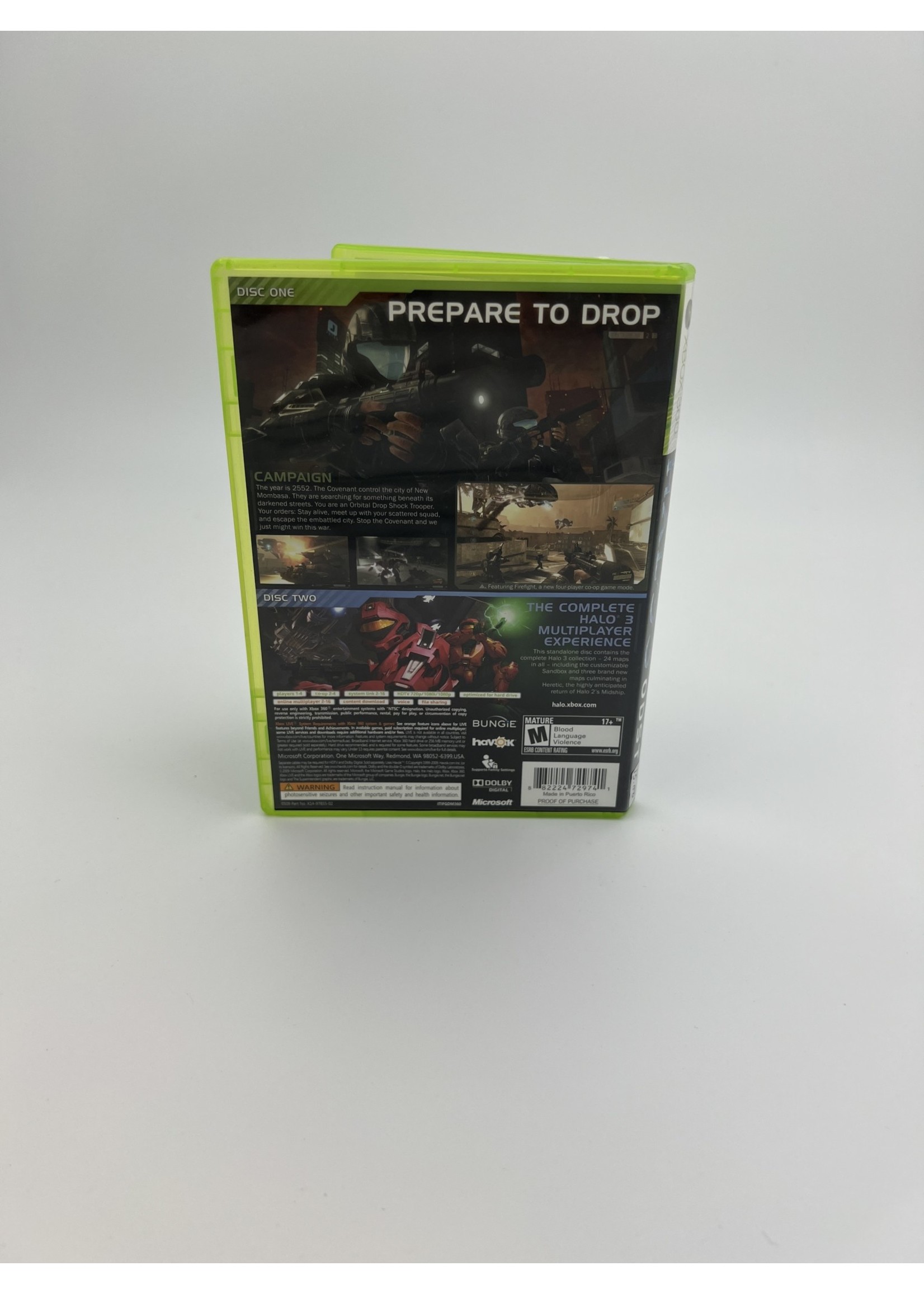 Xbox Halo 3 Odst Xbox 360