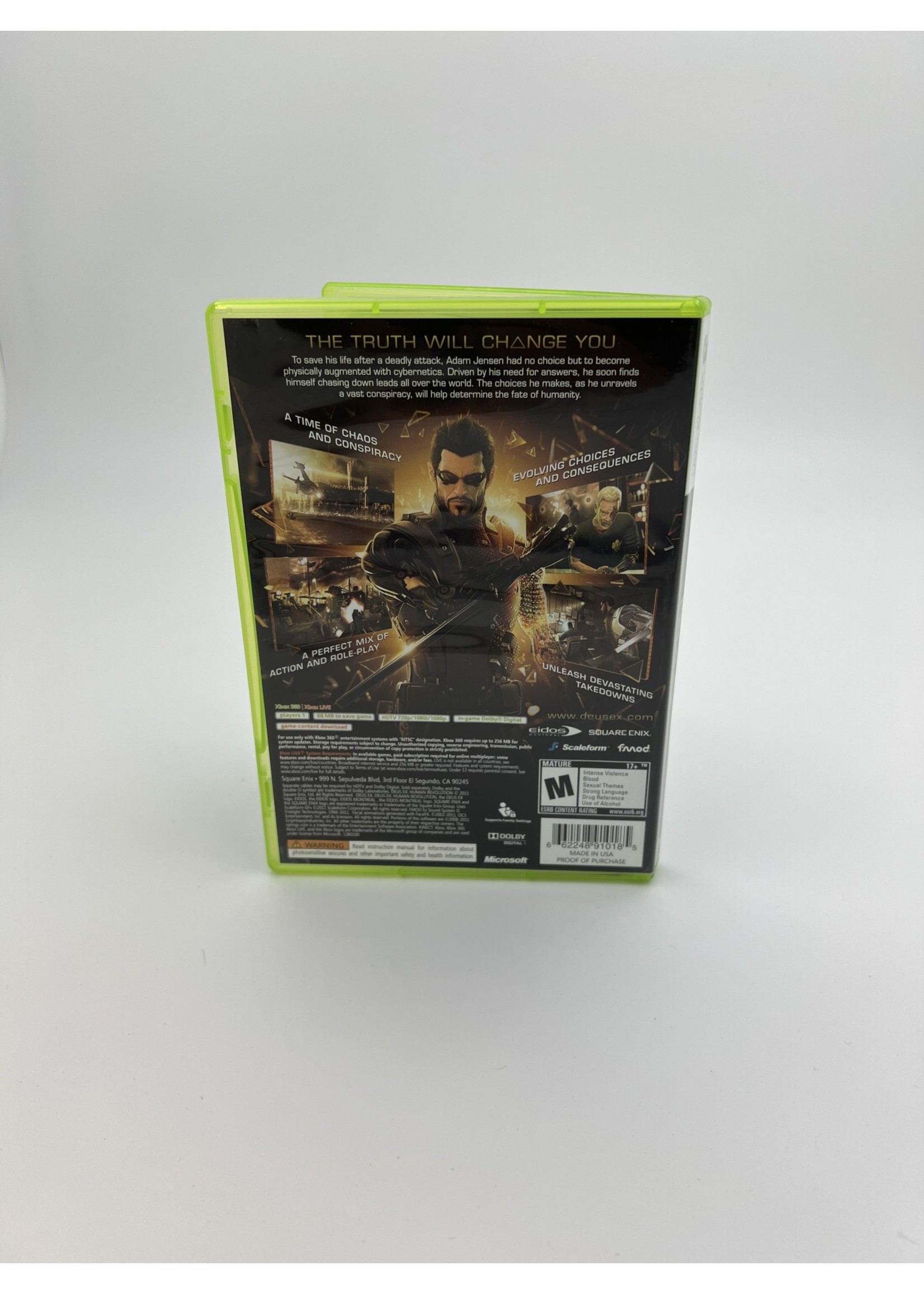Xbox Deus Ex Human Revolution Xbox 360