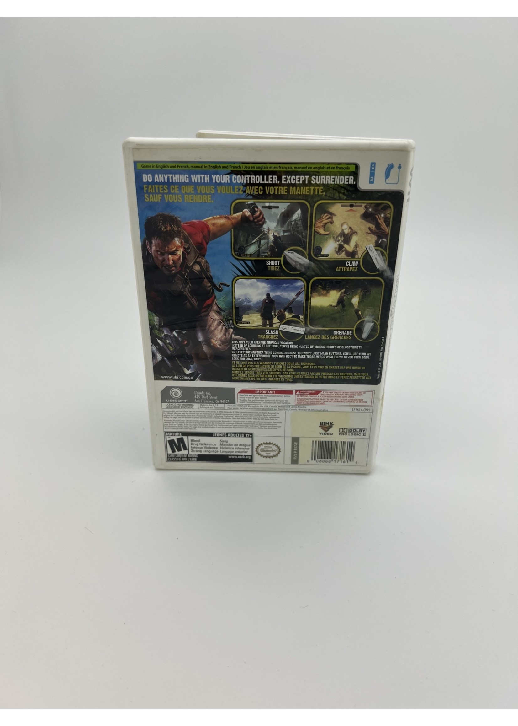 Nintendo Farcry Vengeance Wii