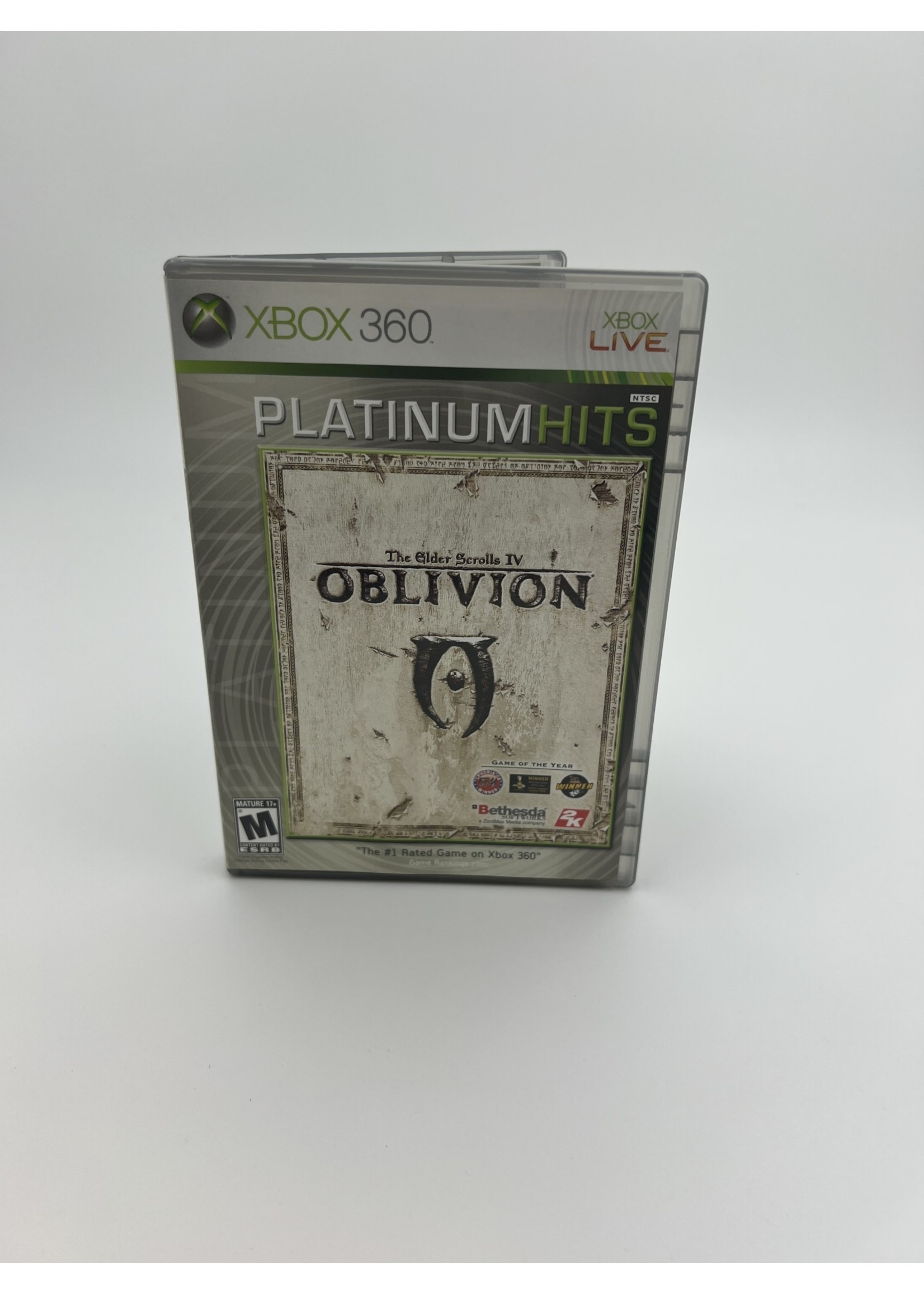 Xbox Elder Scrolls 4 Obivion Platinum Hits Xbox 360