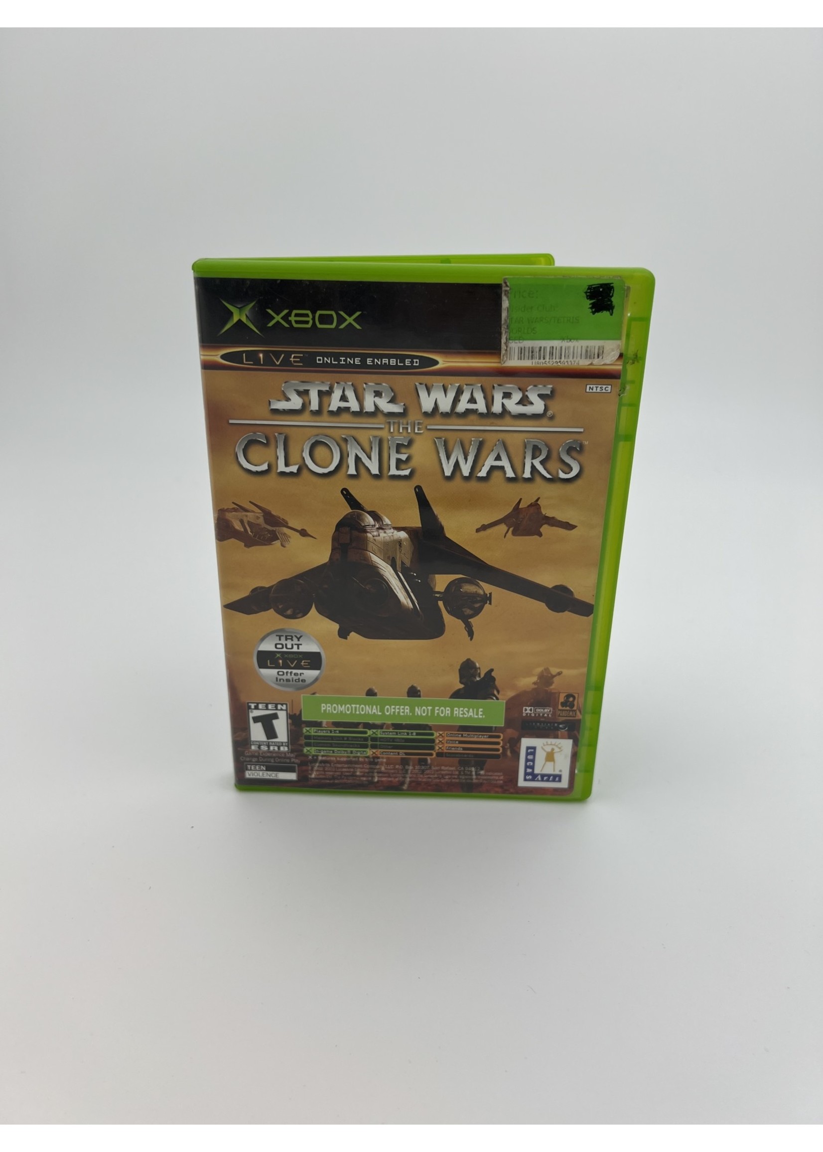 Xbox Star Wars Clone Wars / Tetris Worlds Xbox