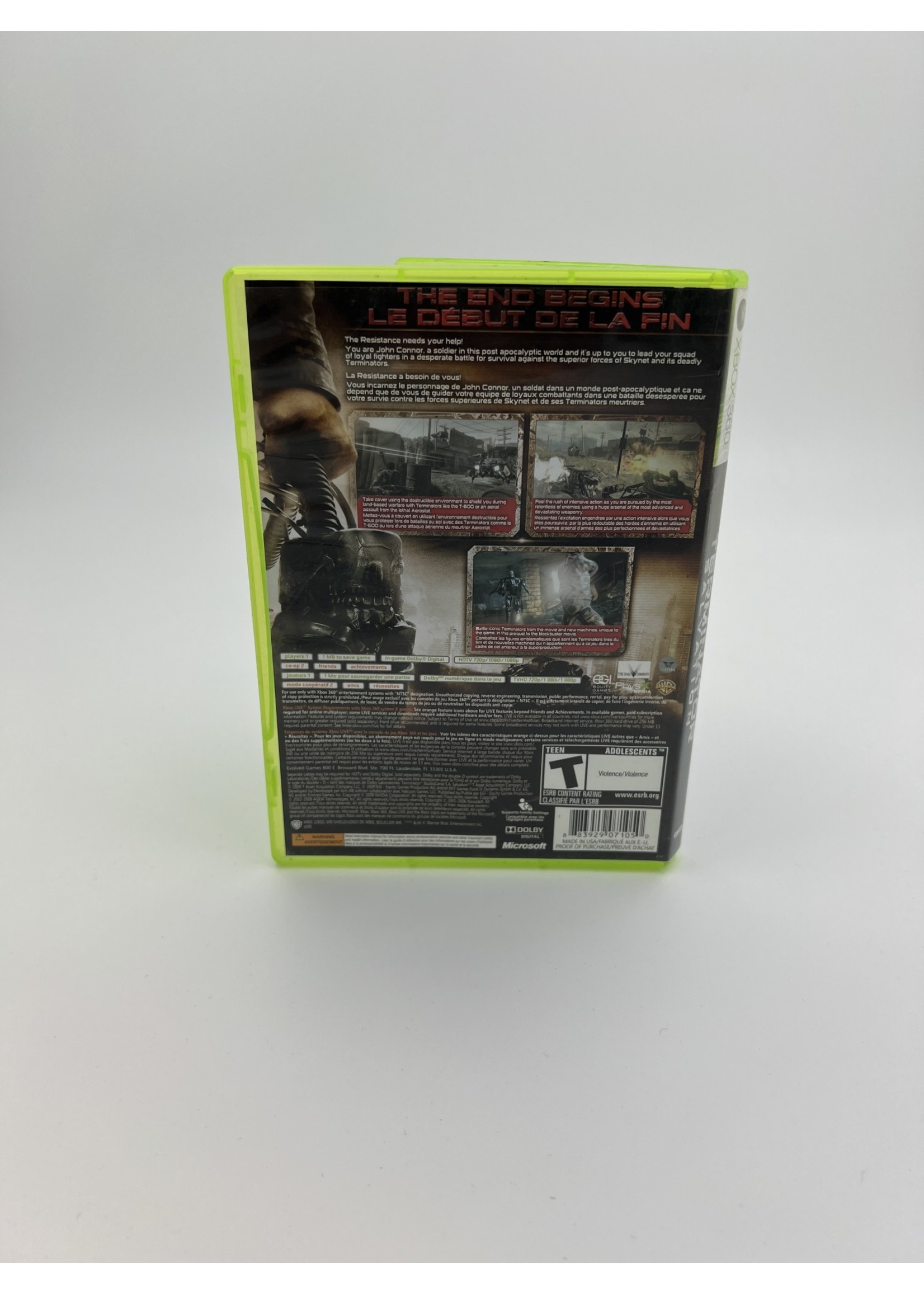 Xbox Terminator Salvation Xbox 360