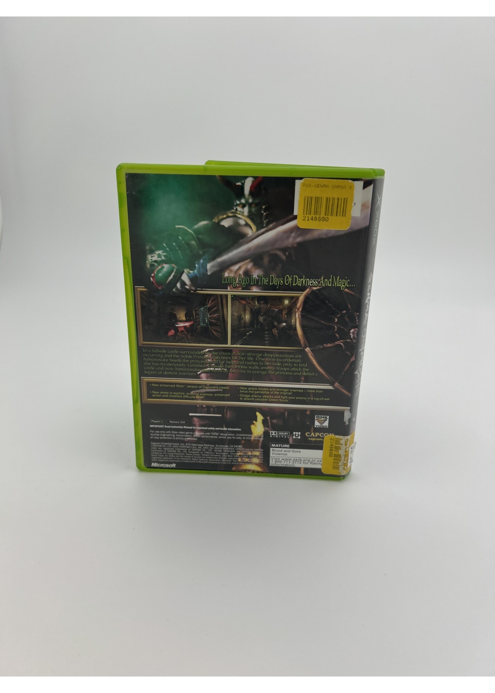 Xbox   Genma Onimusha - Xbox