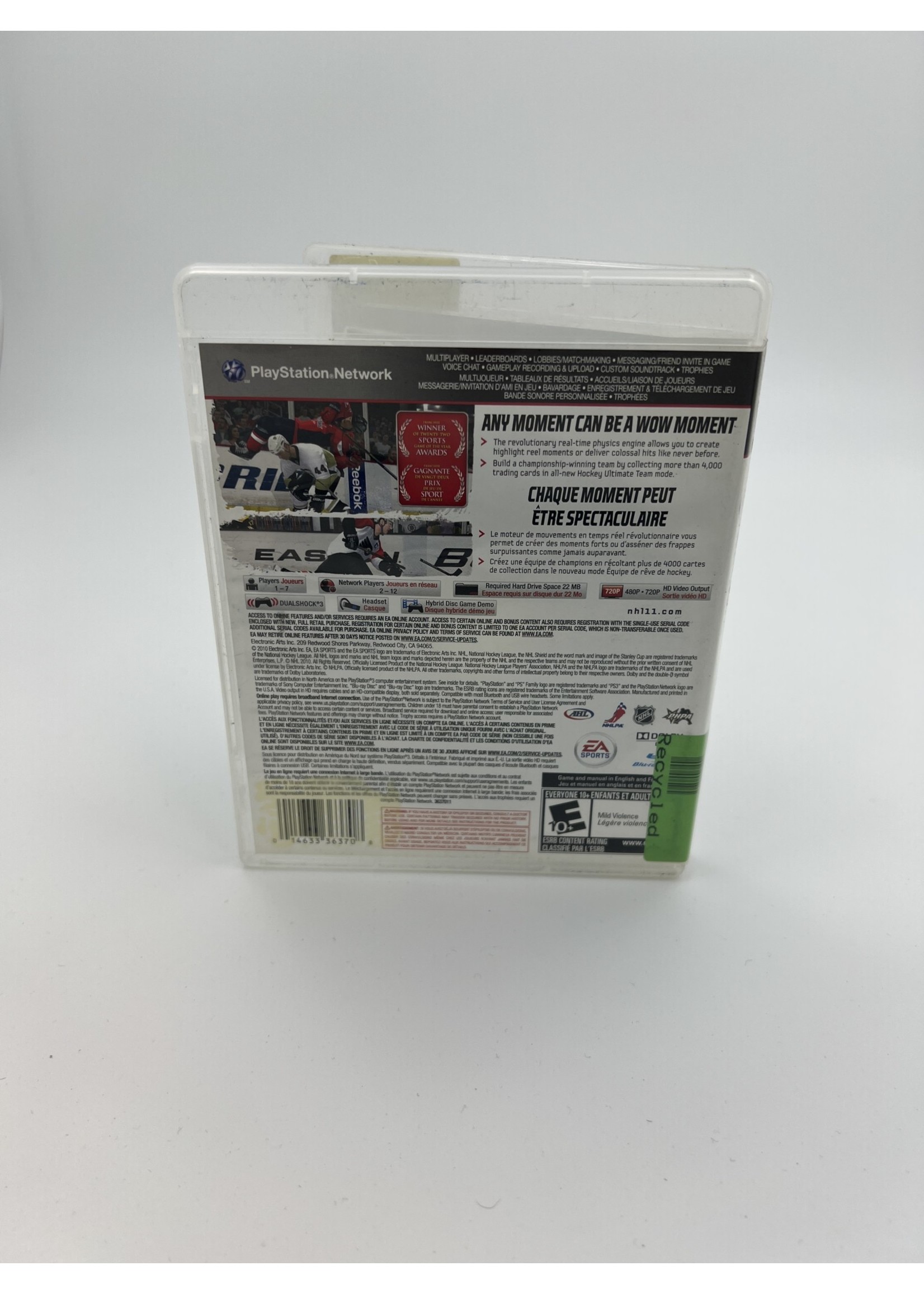 Sony Nhl 11 Ps3