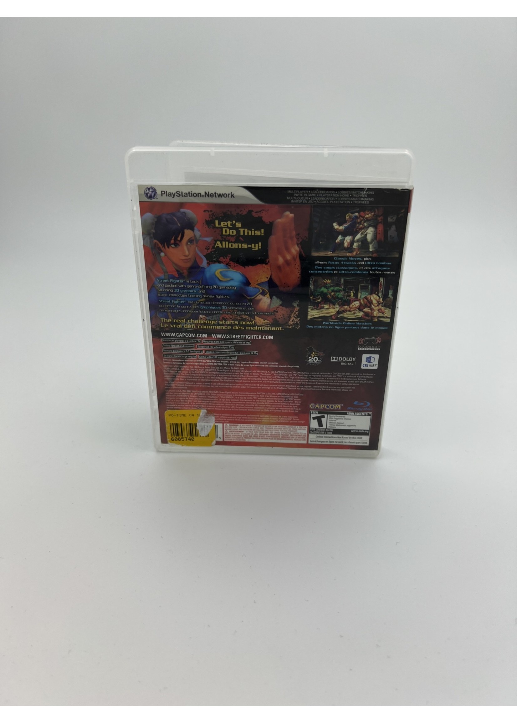 Sony   Street Fighter 4 - PS3