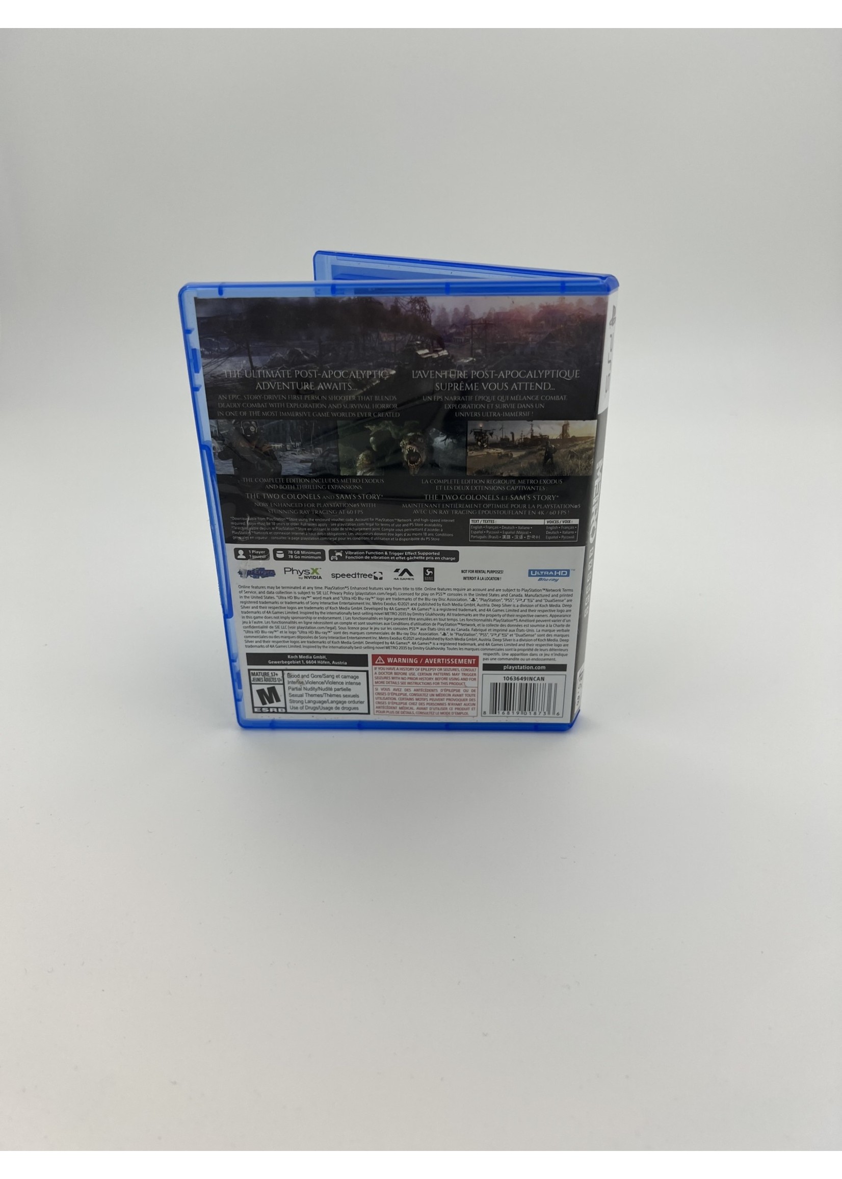 Sony Metro Exodus Complete Edition Ps5