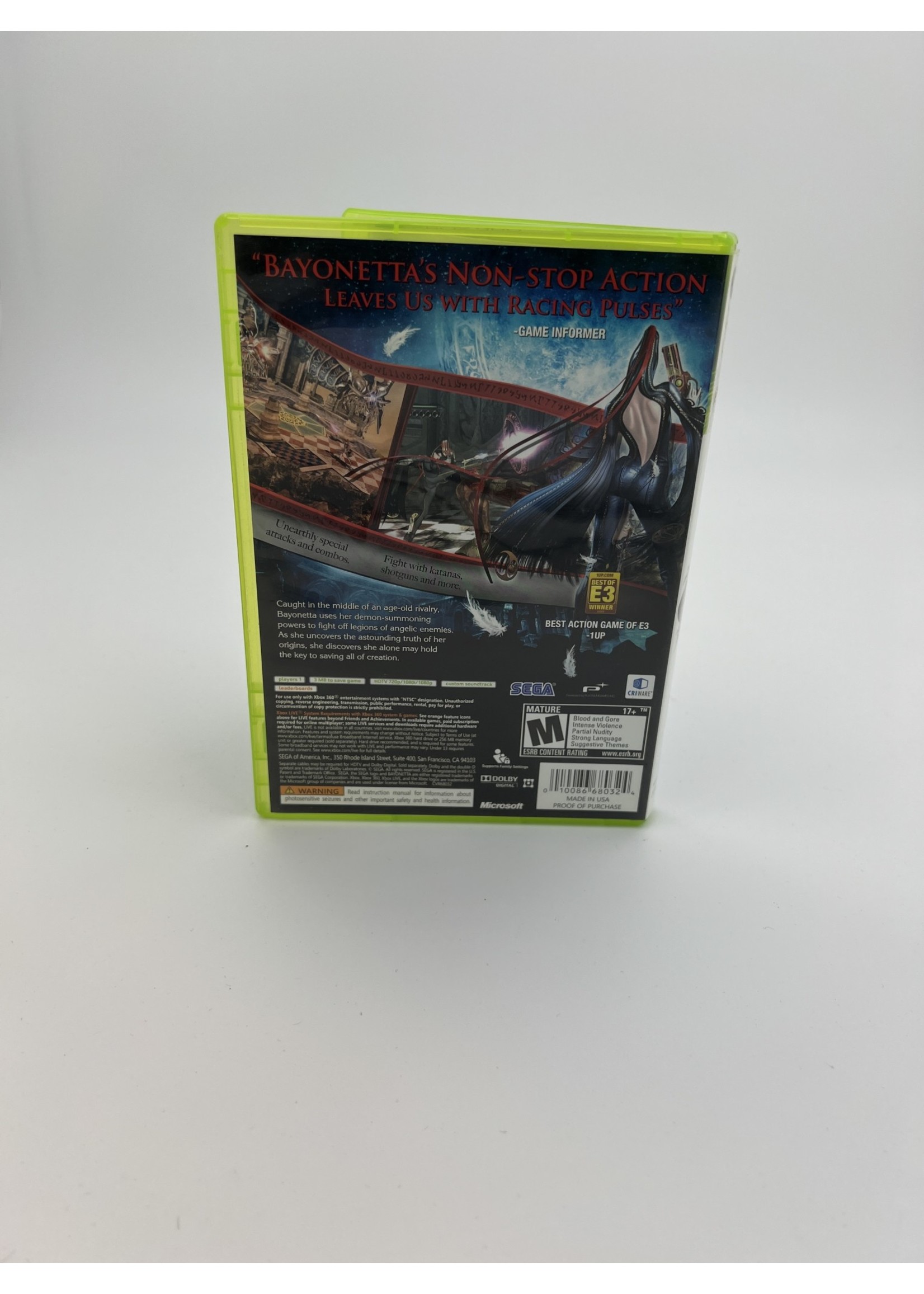 Xbox Bayonetta XBOX 360