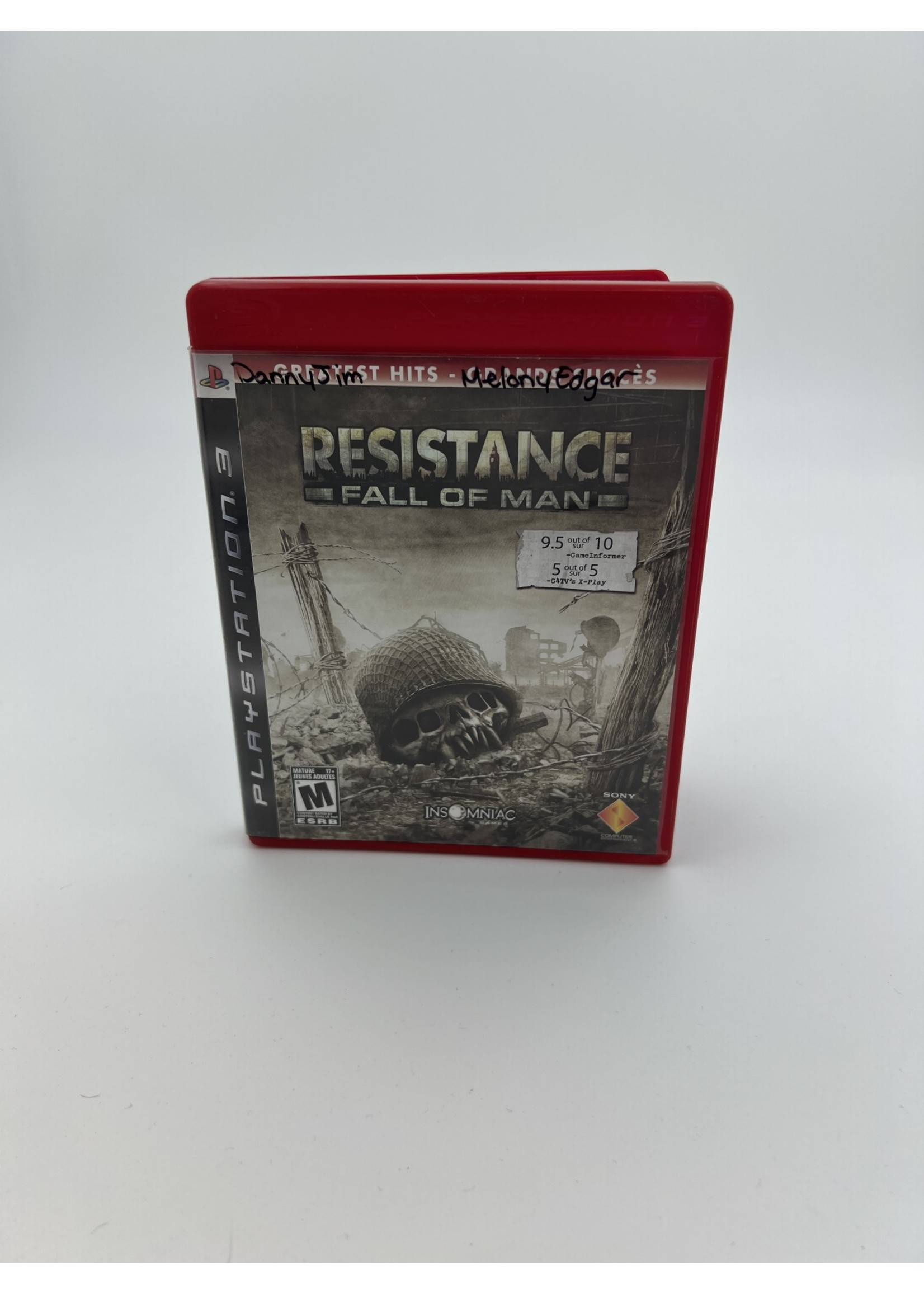 Sony Resistance Fall Of Man Greatest Hits Ps3