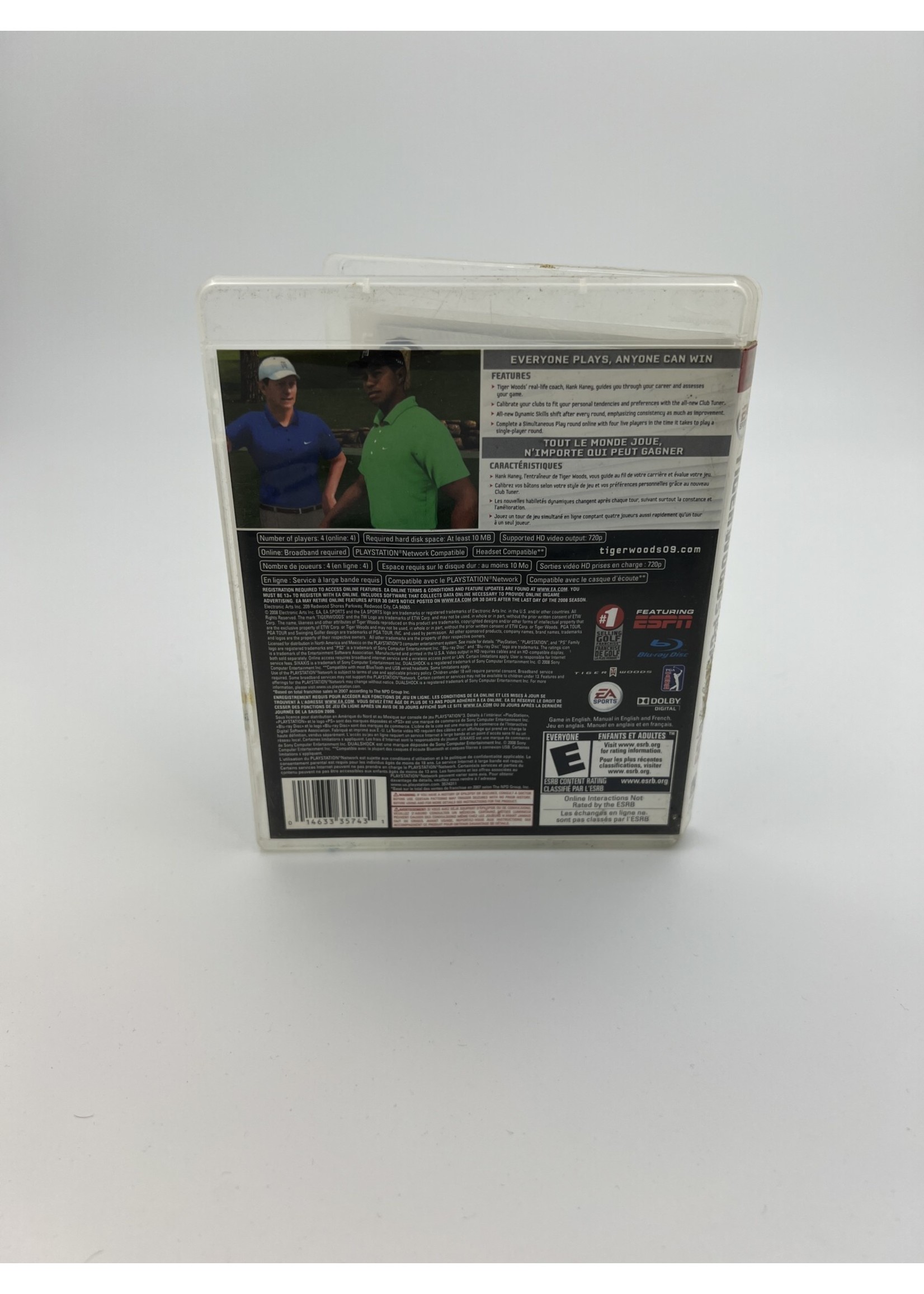 Sony Tiger Woods Pga Tour 09 Ps3