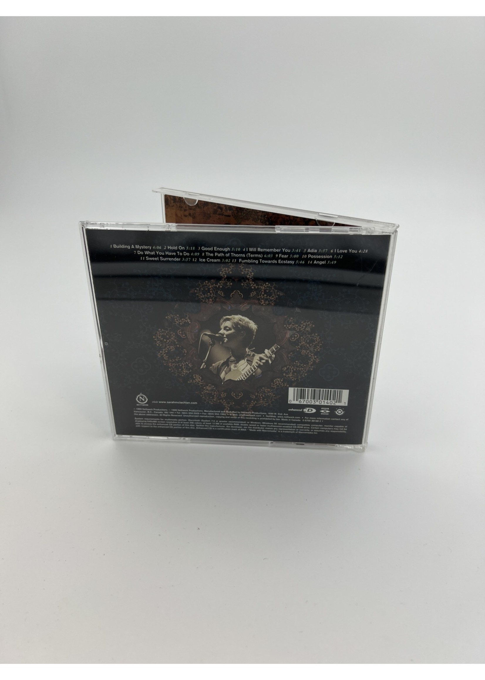 CD Sarah Mclachlan Mirrorball Cd
