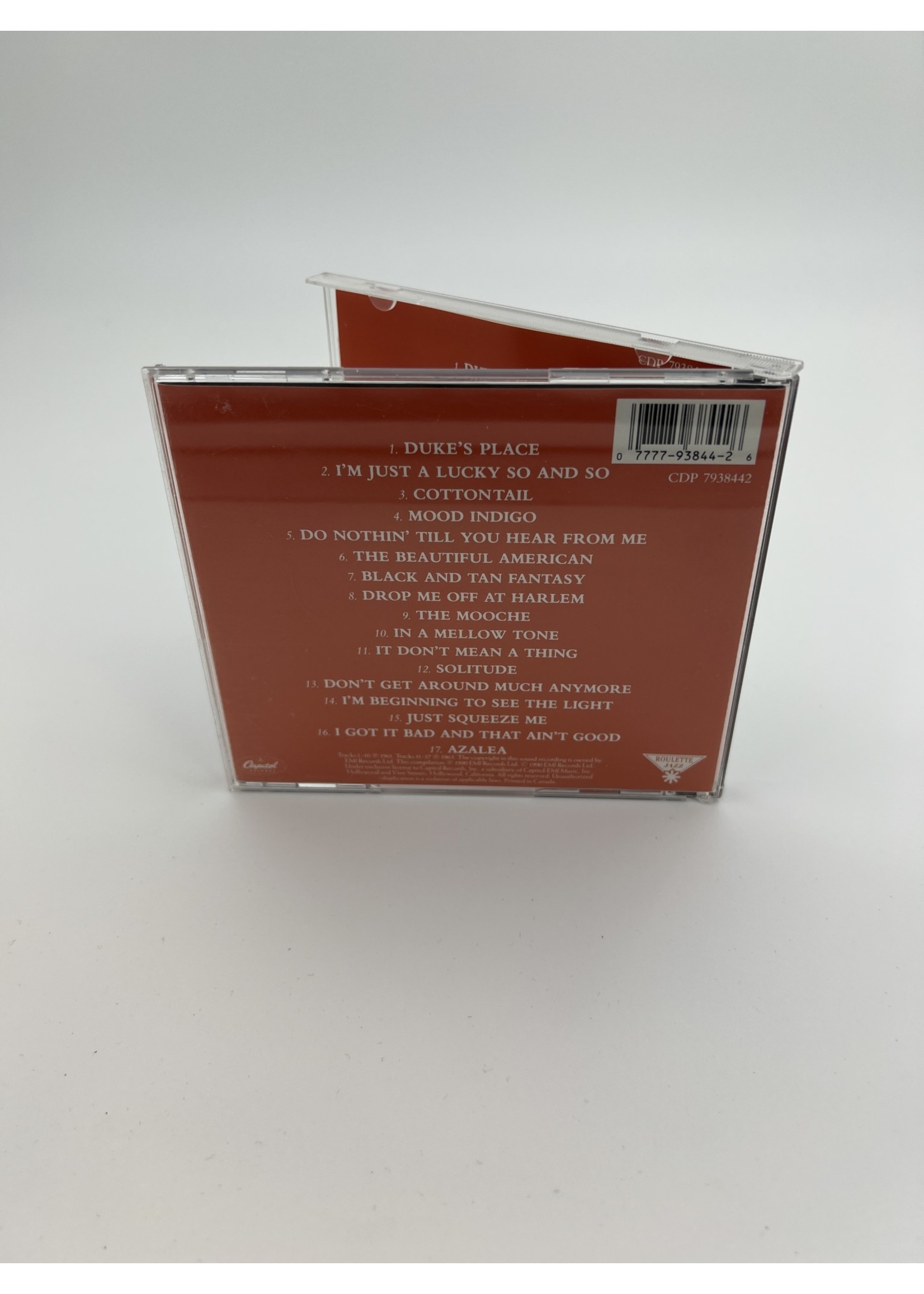 CD Louis Armstrong And Duke Ellington The Complete Sessions Cd