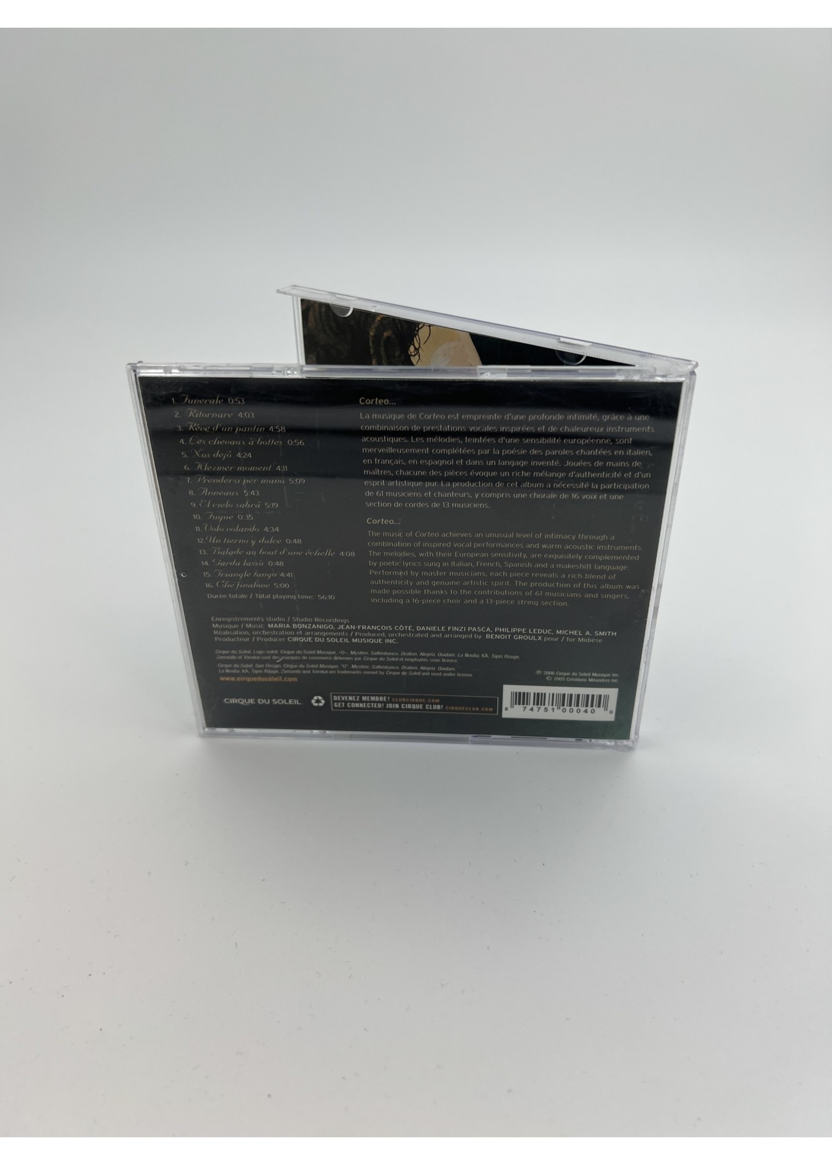 CD Cirque Du Soleil Corteo Cd