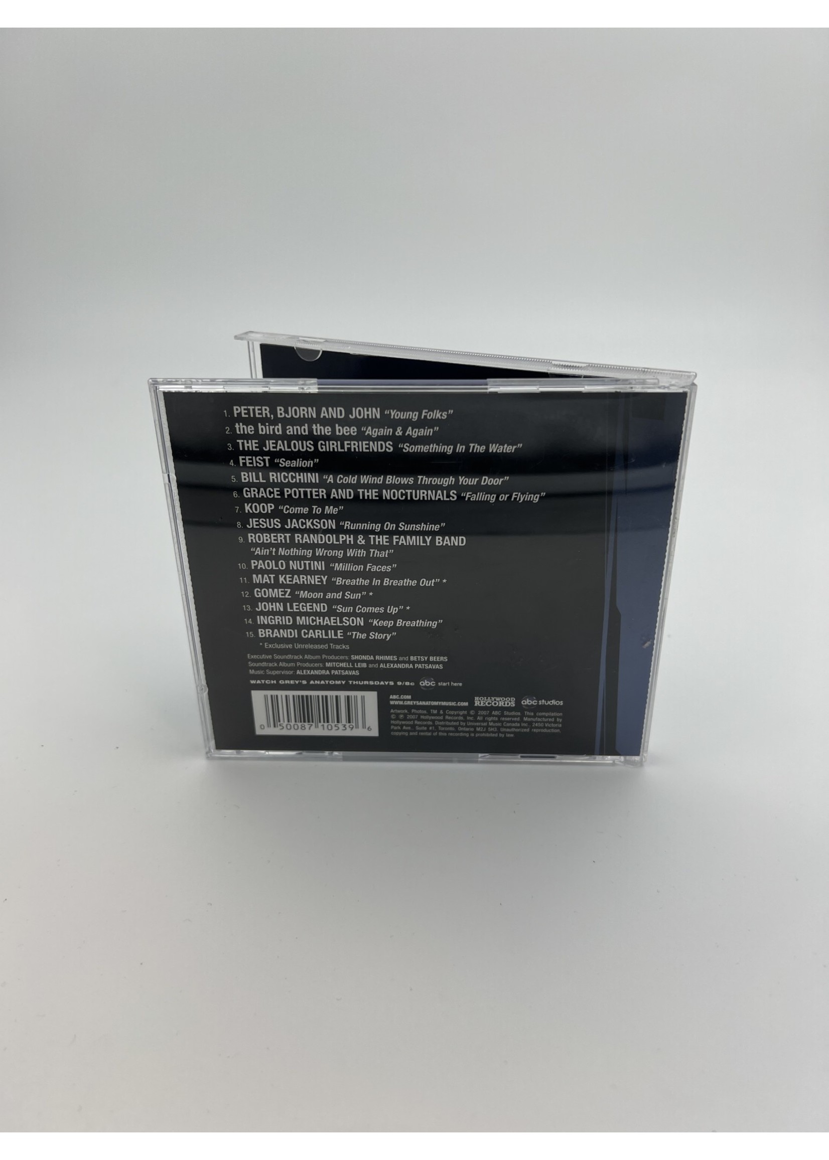 CD Greys Anatomy Original Soundtrack 3 Cd