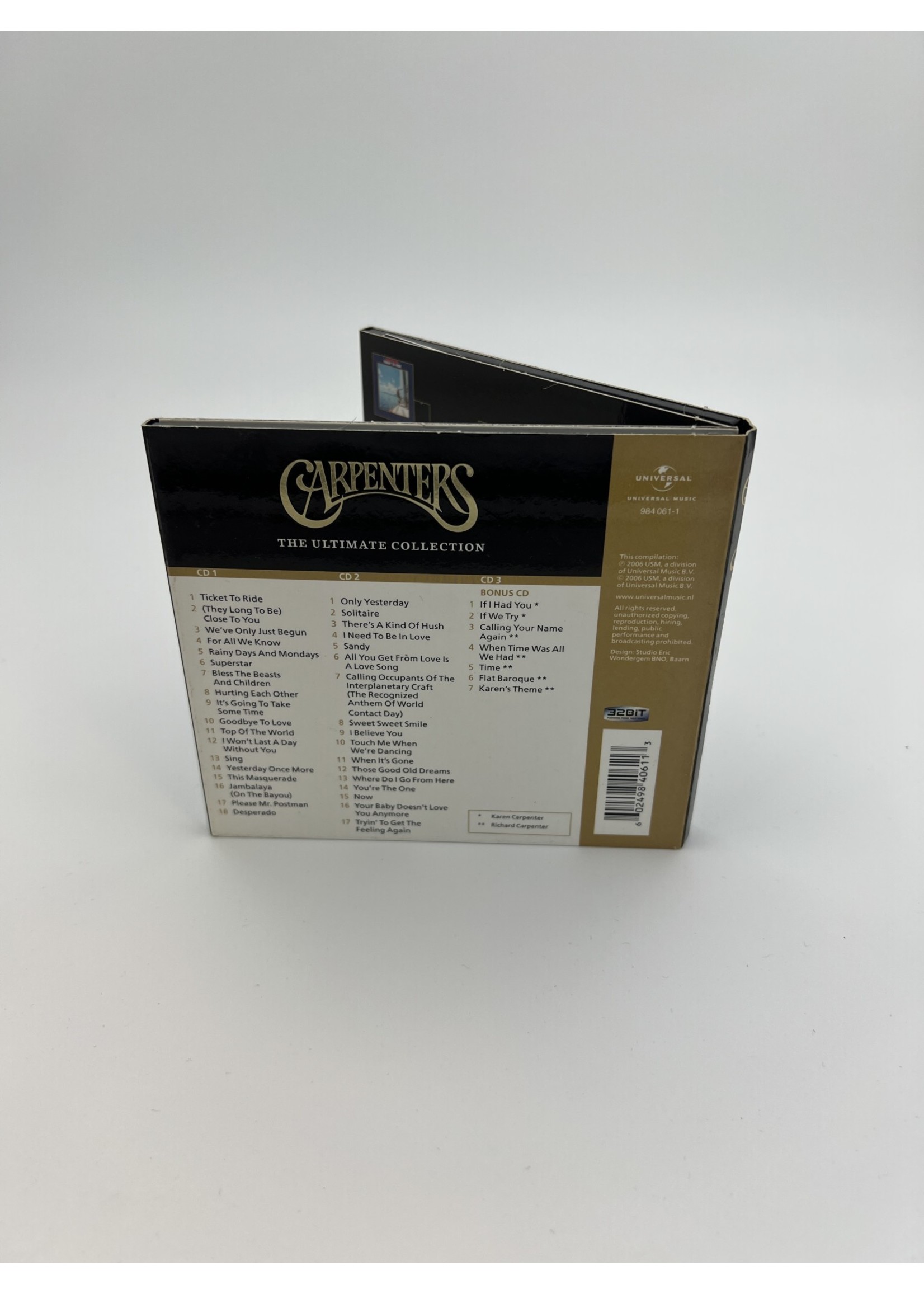 CD Carpenters The Ultimate Collection 3 Cd