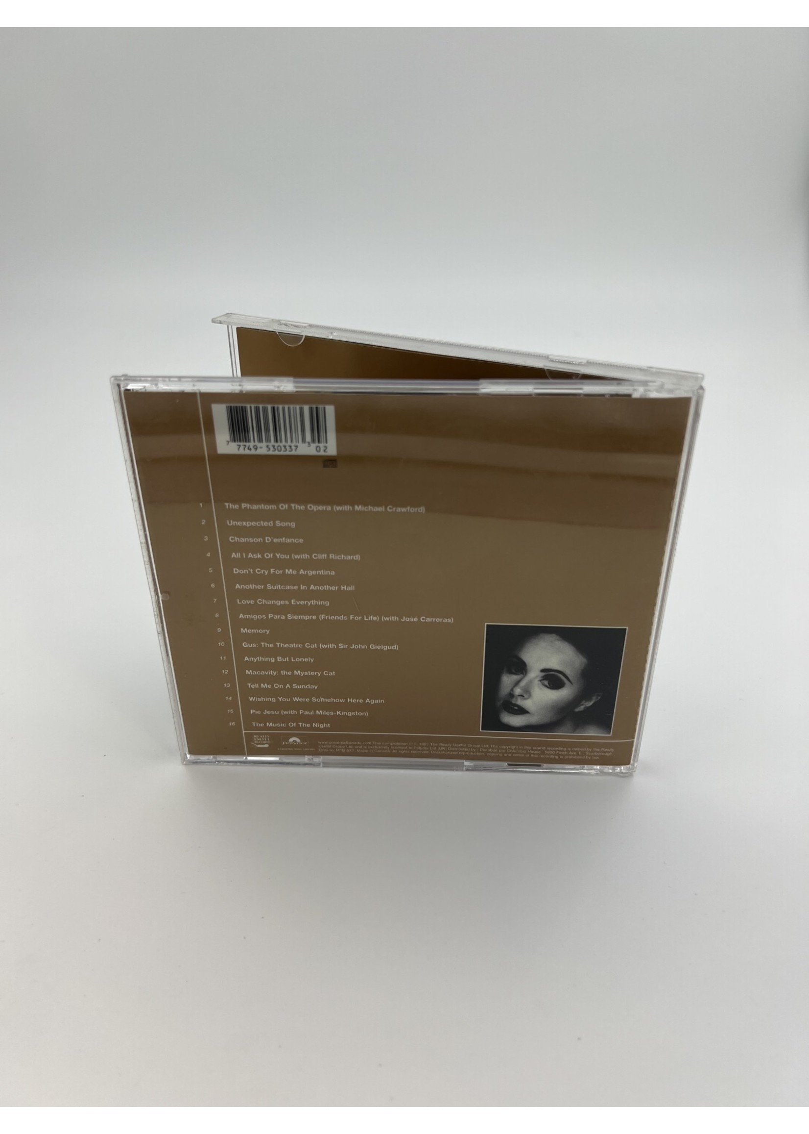 CD Sarah Brightman The Andrew Lloyd Webber Collection Cd