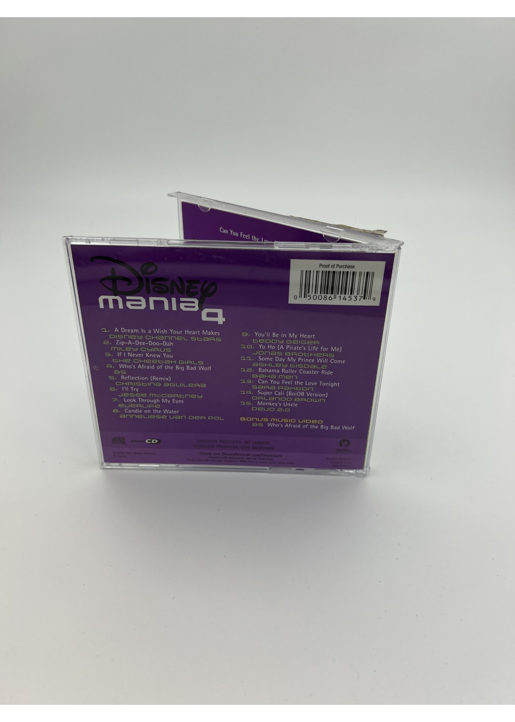 CD Disney Mania 4 Cd