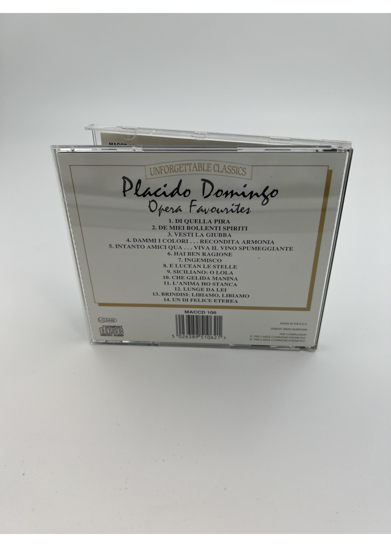 CD Placido Domingo Opera Favourites Archive Recordings Cd
