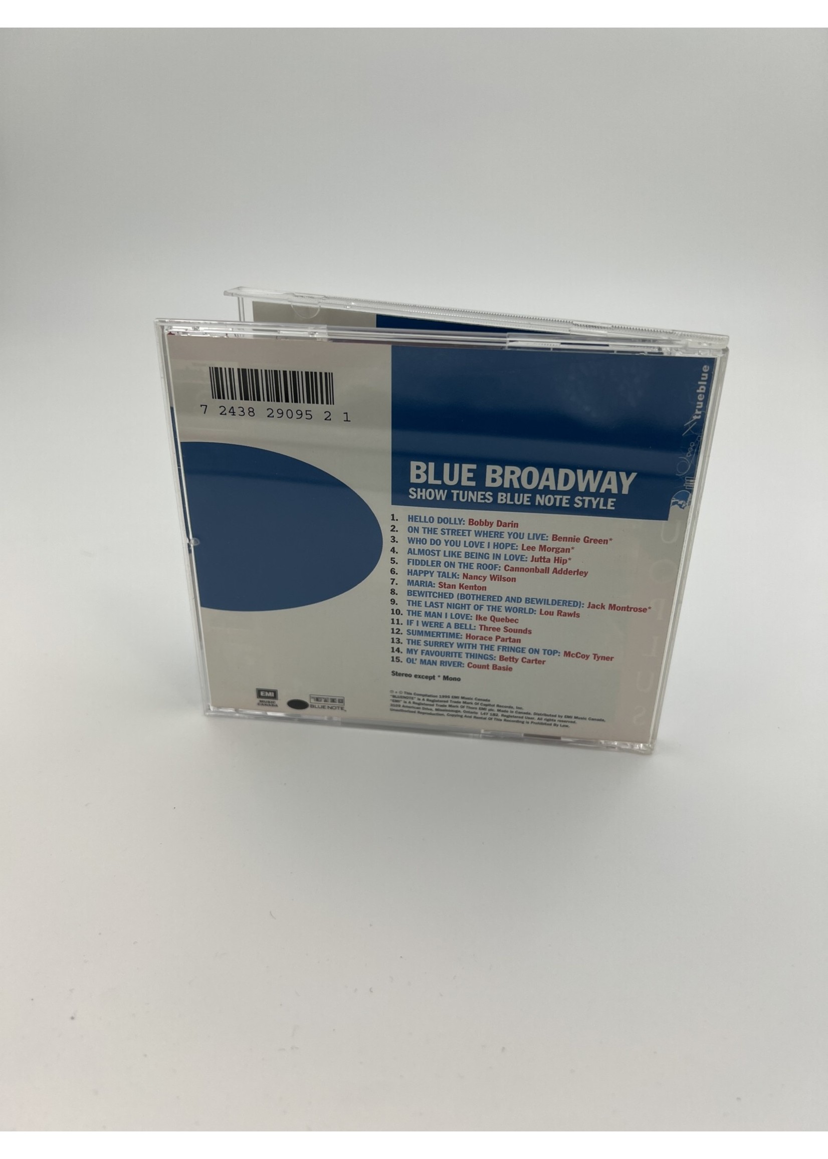 CD Blue Broadway Show Tunes Blue Note Style Various Artists Cd