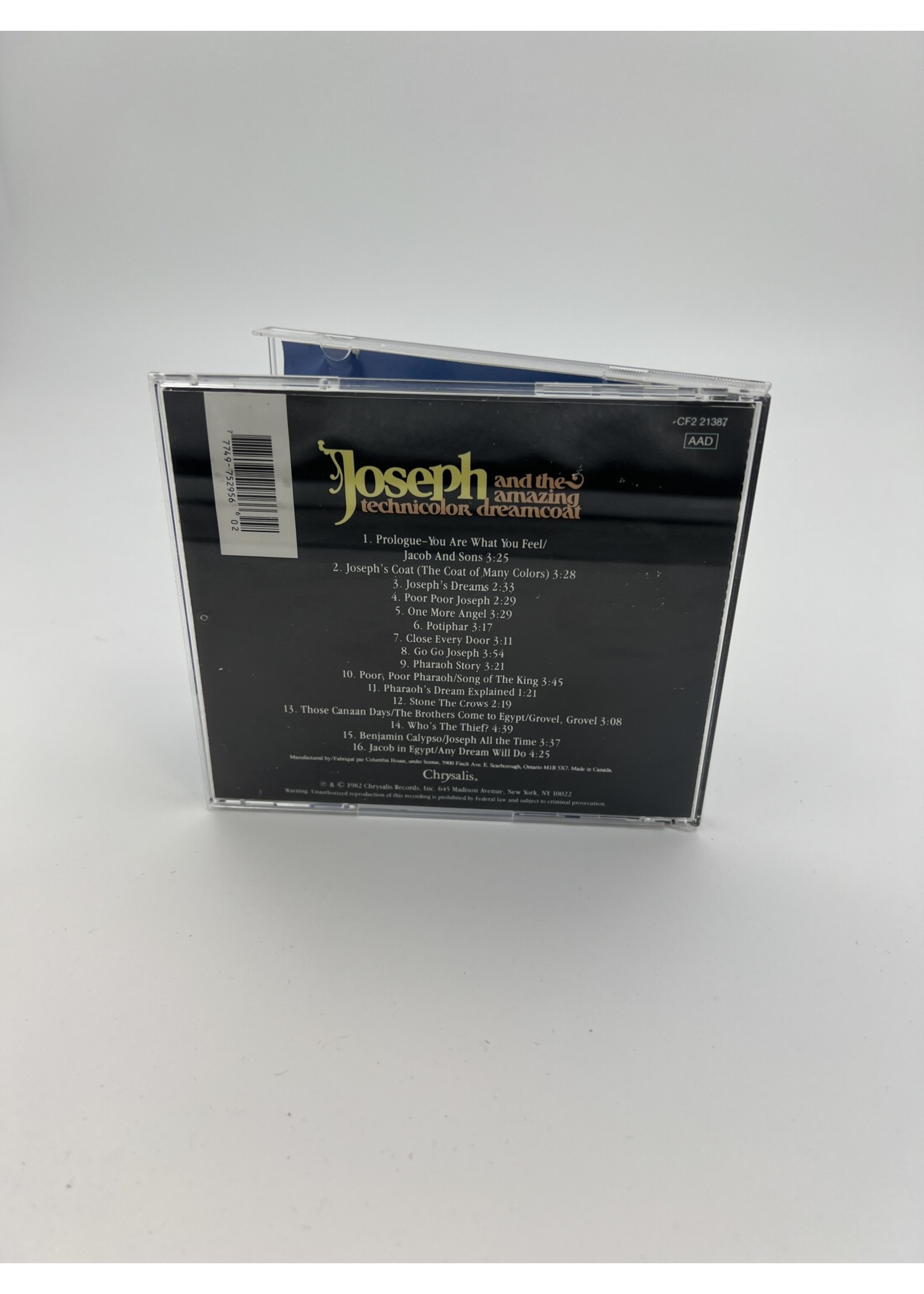 CD Joseph And The Amazing Technicolor Dreamcoat Original Braodway Cast Cd