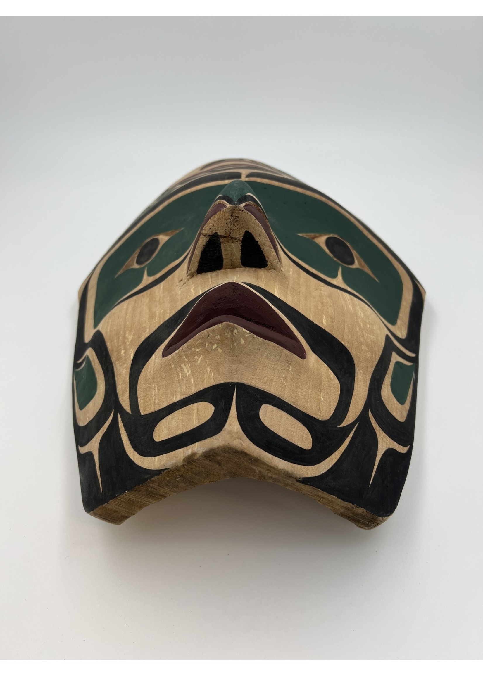 Cecil Dawson Maple Carved Trickster The Raven Mask