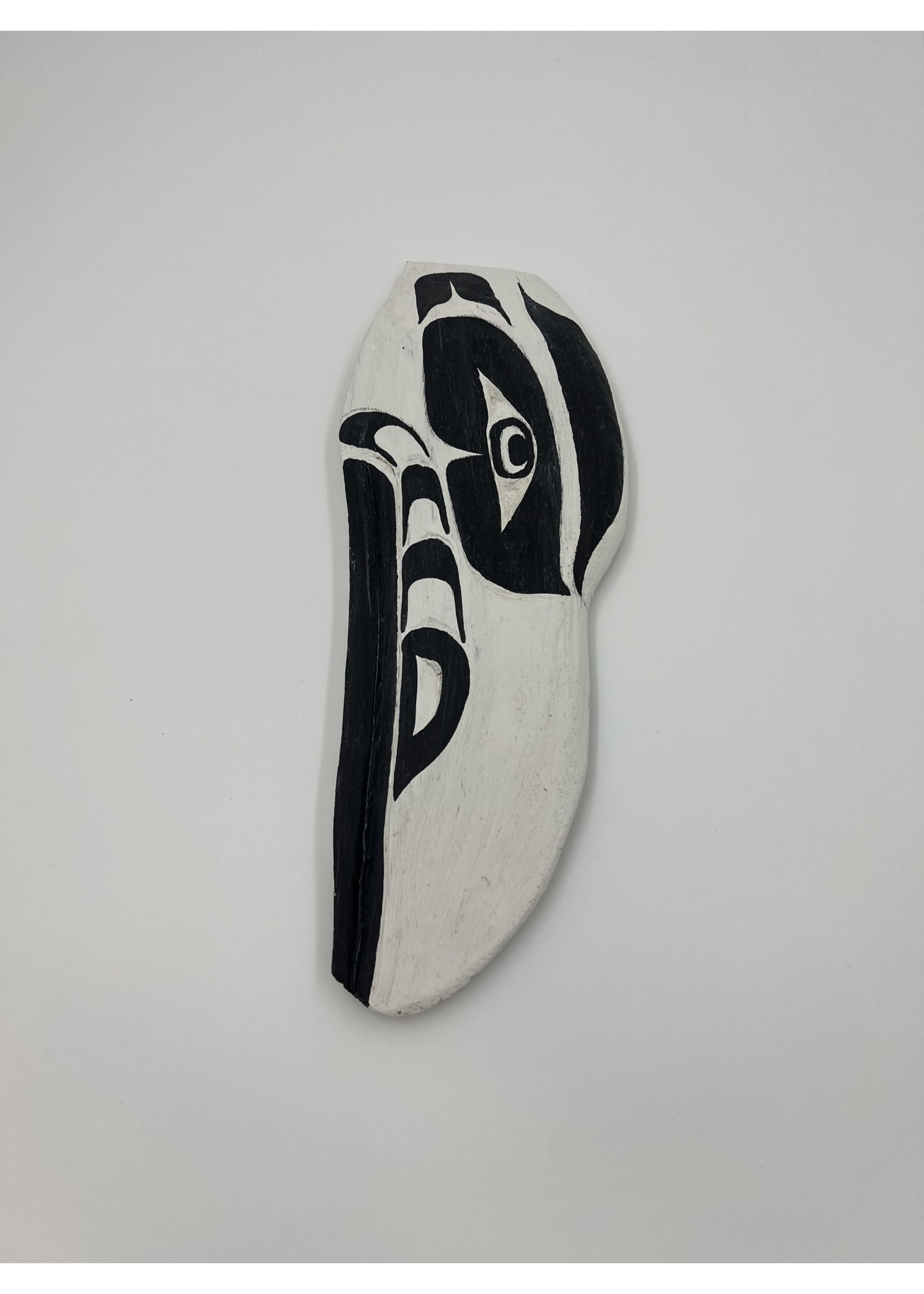 Cecil Dawson White Raven Of Nanaimo Carving