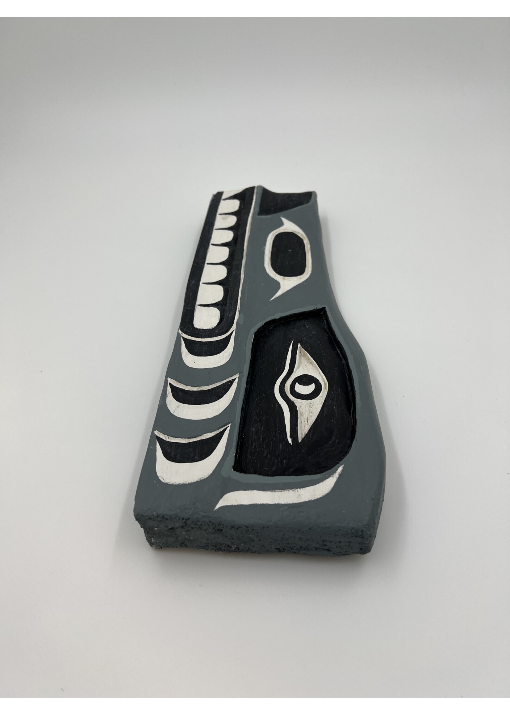Cecil Dawson Young Sea Wolf Of Vancouver Island Carving