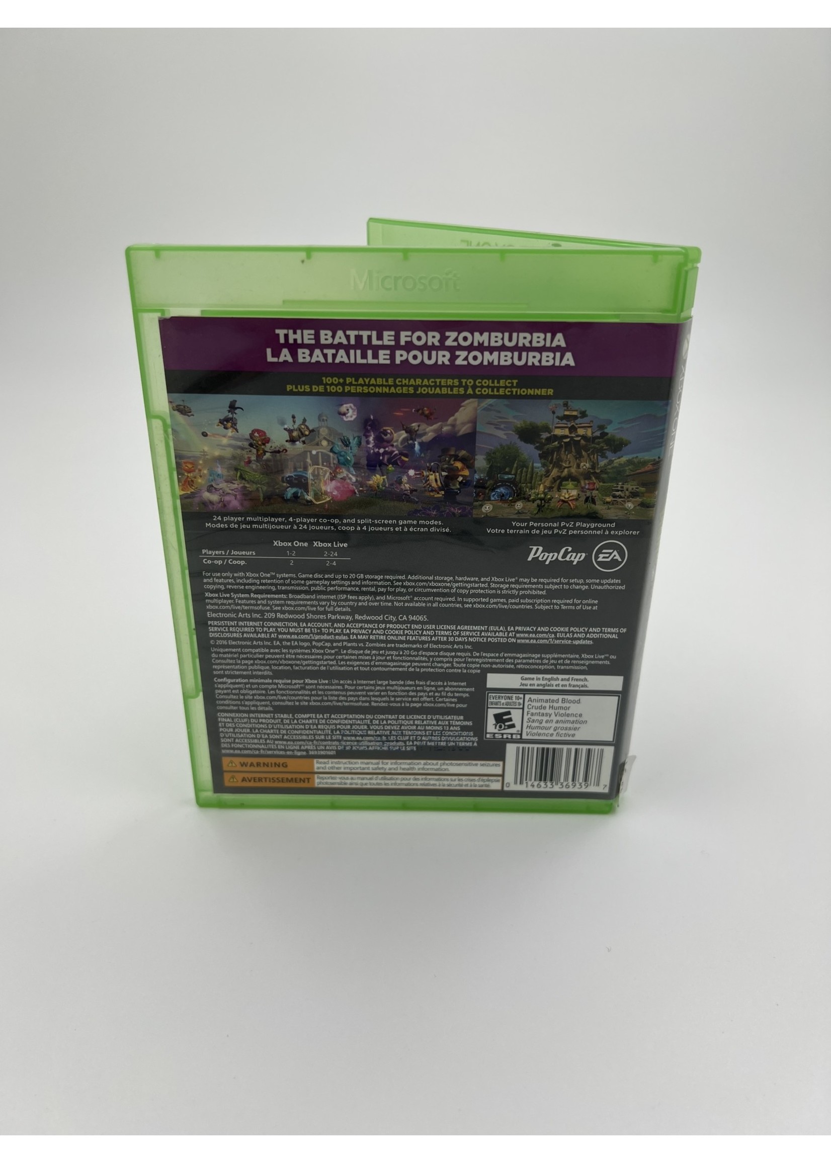Xbox Plants Vs Zombies Garden Warfare 2 Xbox One