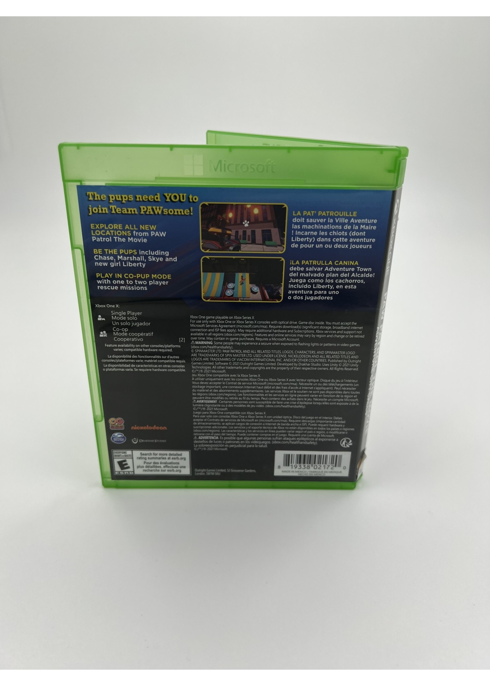 Xbox Paw Patrol The Movie Adventure City Calls Xbox One