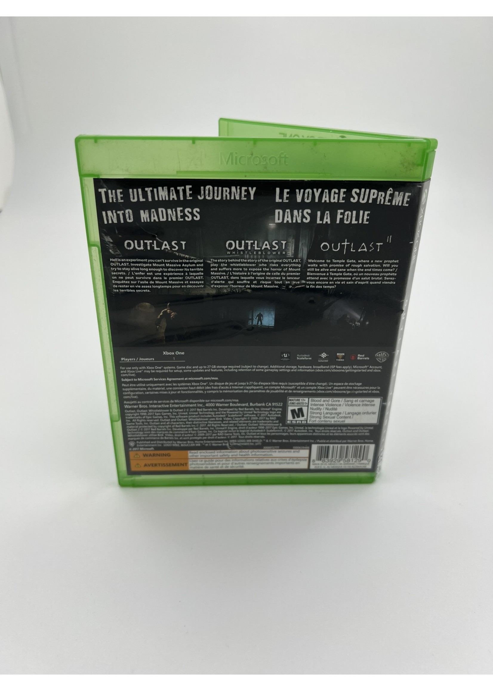 Xbox Outlast Trinity Xbox One