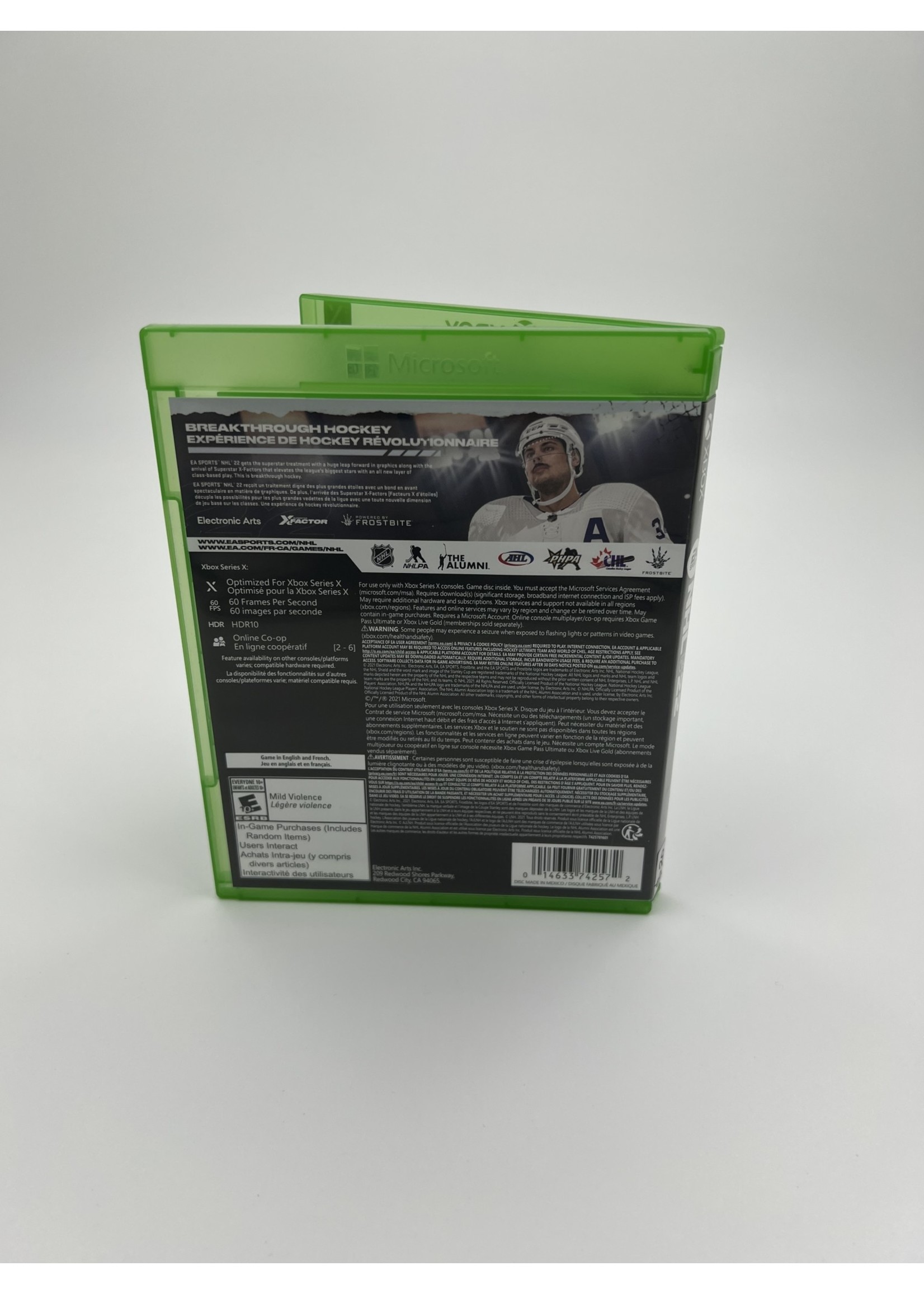 Xbox Nhl 22 Xbox X